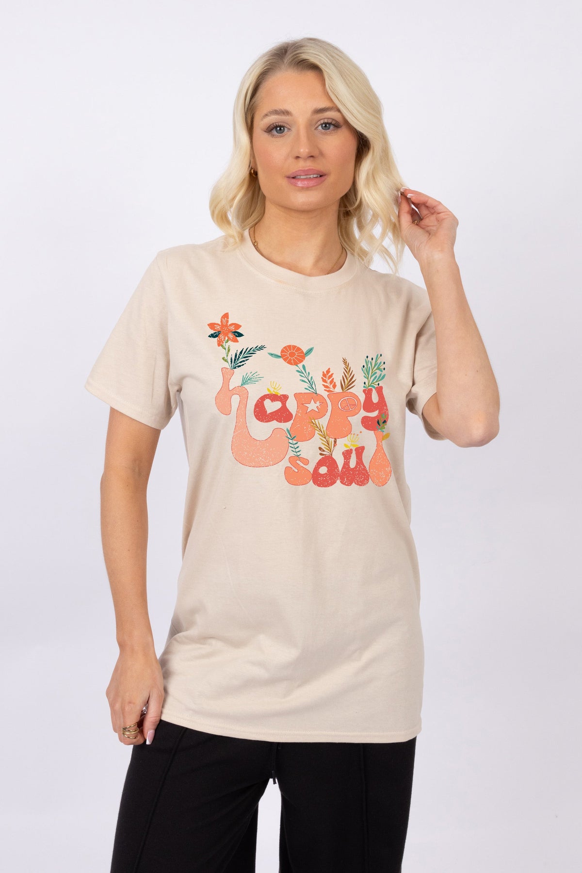 Happy Soul Printed T-Shirt