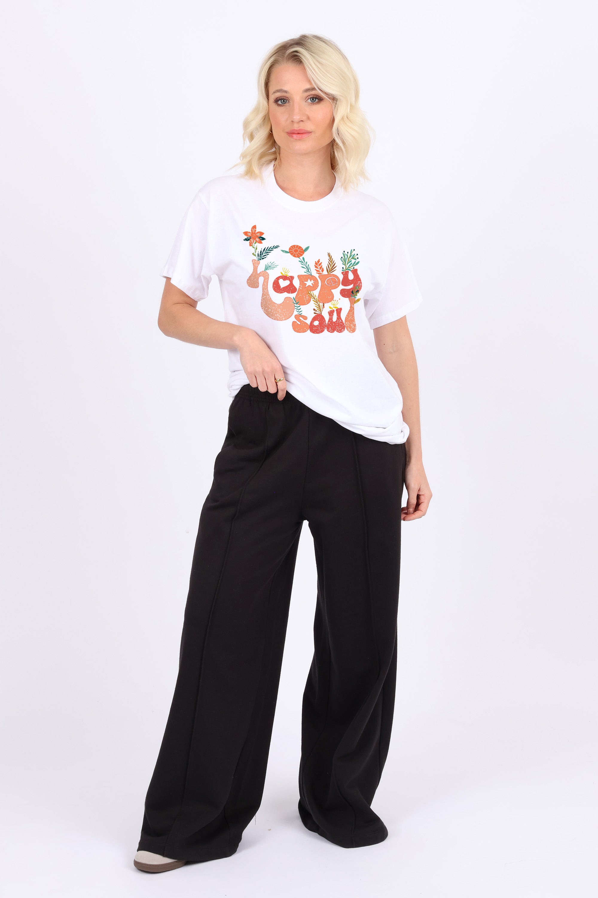 Happy Soul Printed T-Shirt (Custom Packs)