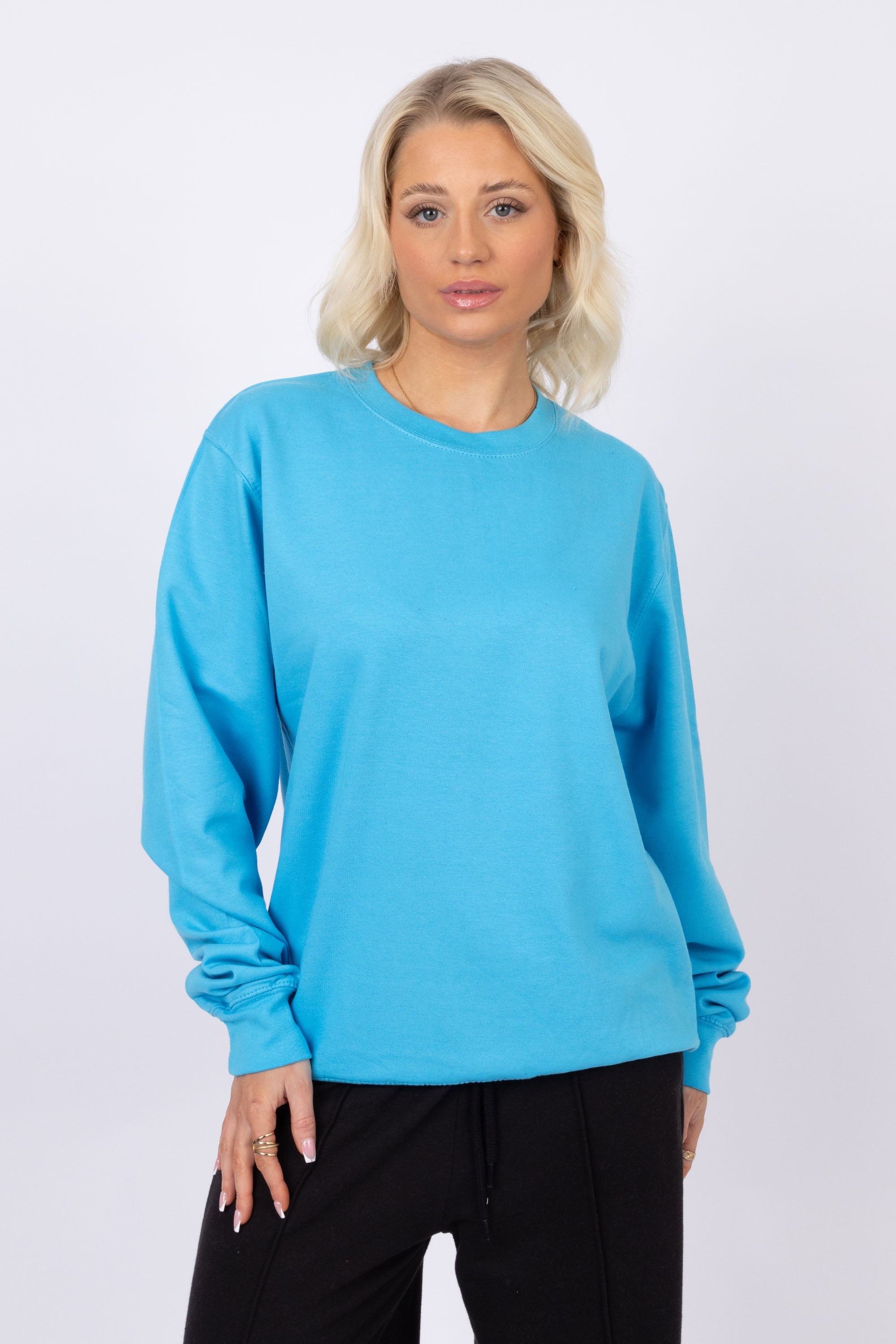 Unisex Crewneck Plain Sweatshirt