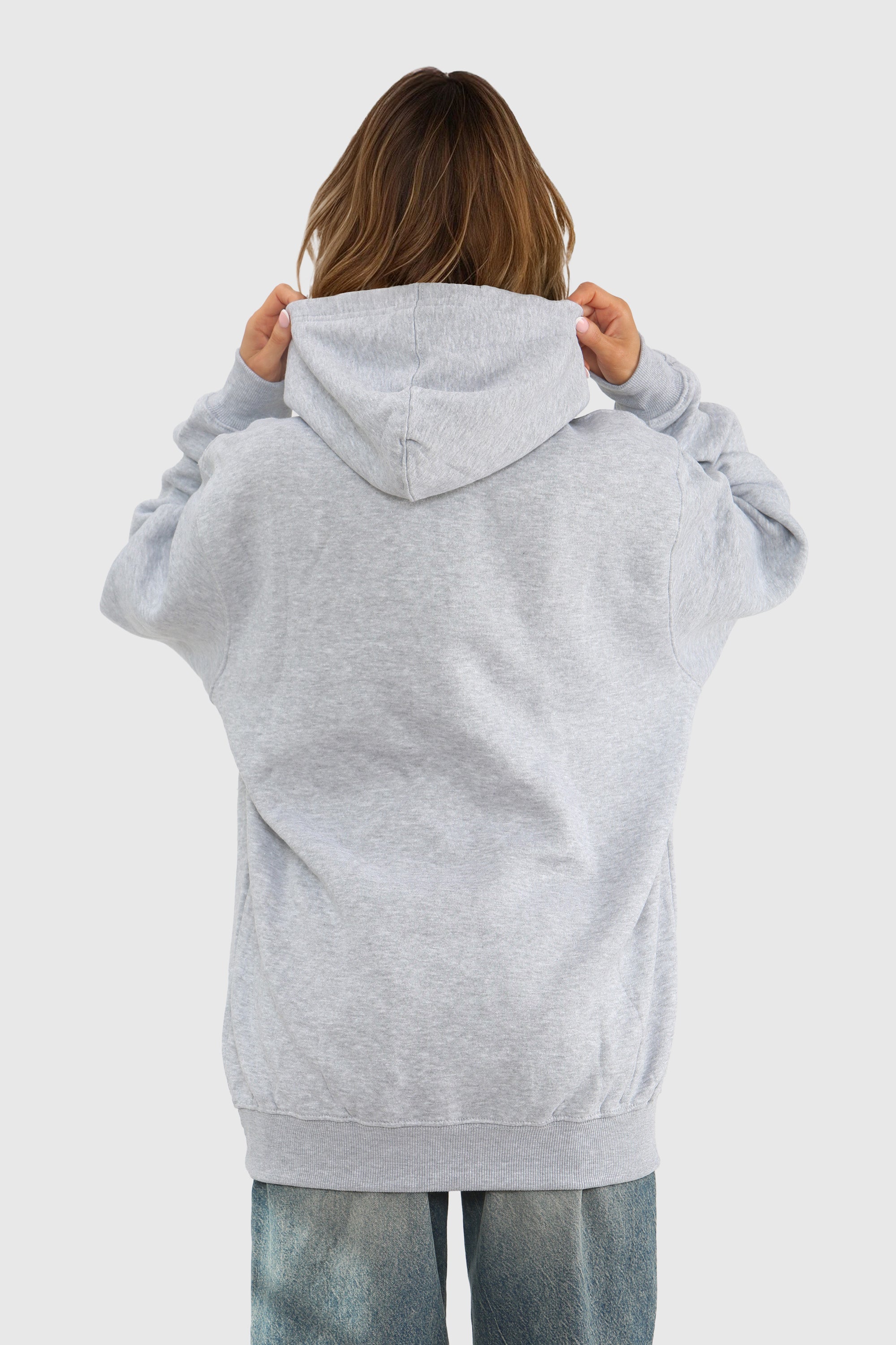 Unisex 280GSM Ringspun Blended Plain Hoodie
