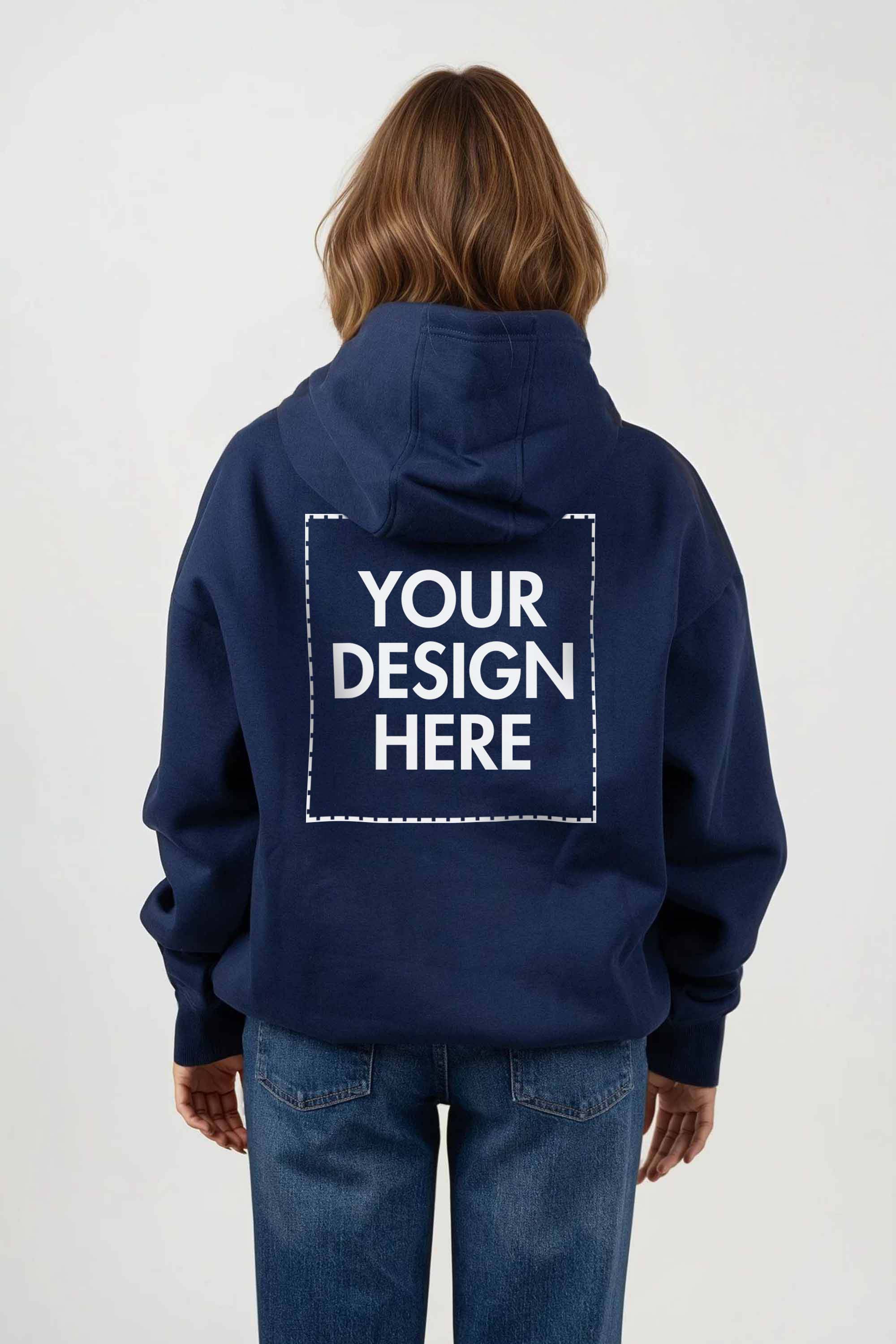 Premium 450GSM Heavyweight Pullover Custom Hoodie