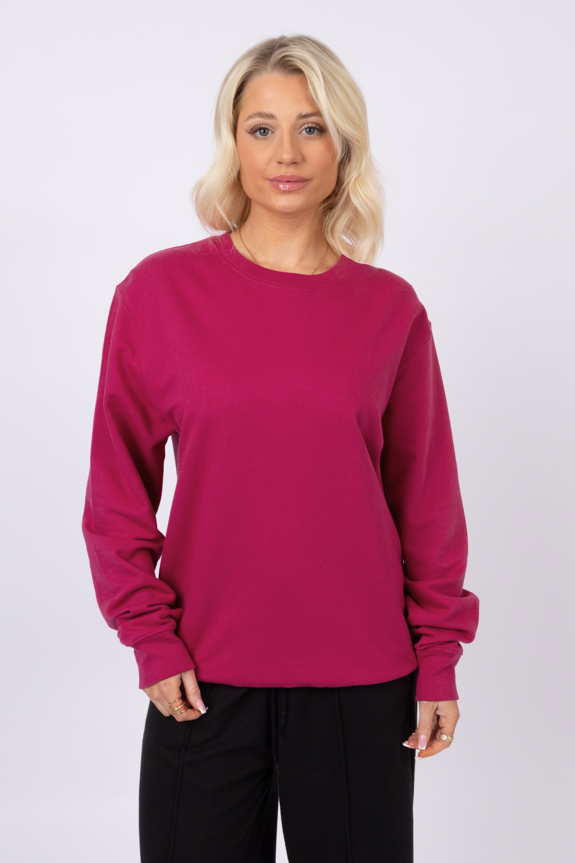 Unisex Crewneck Soft Cotton Sweatshirt Sample