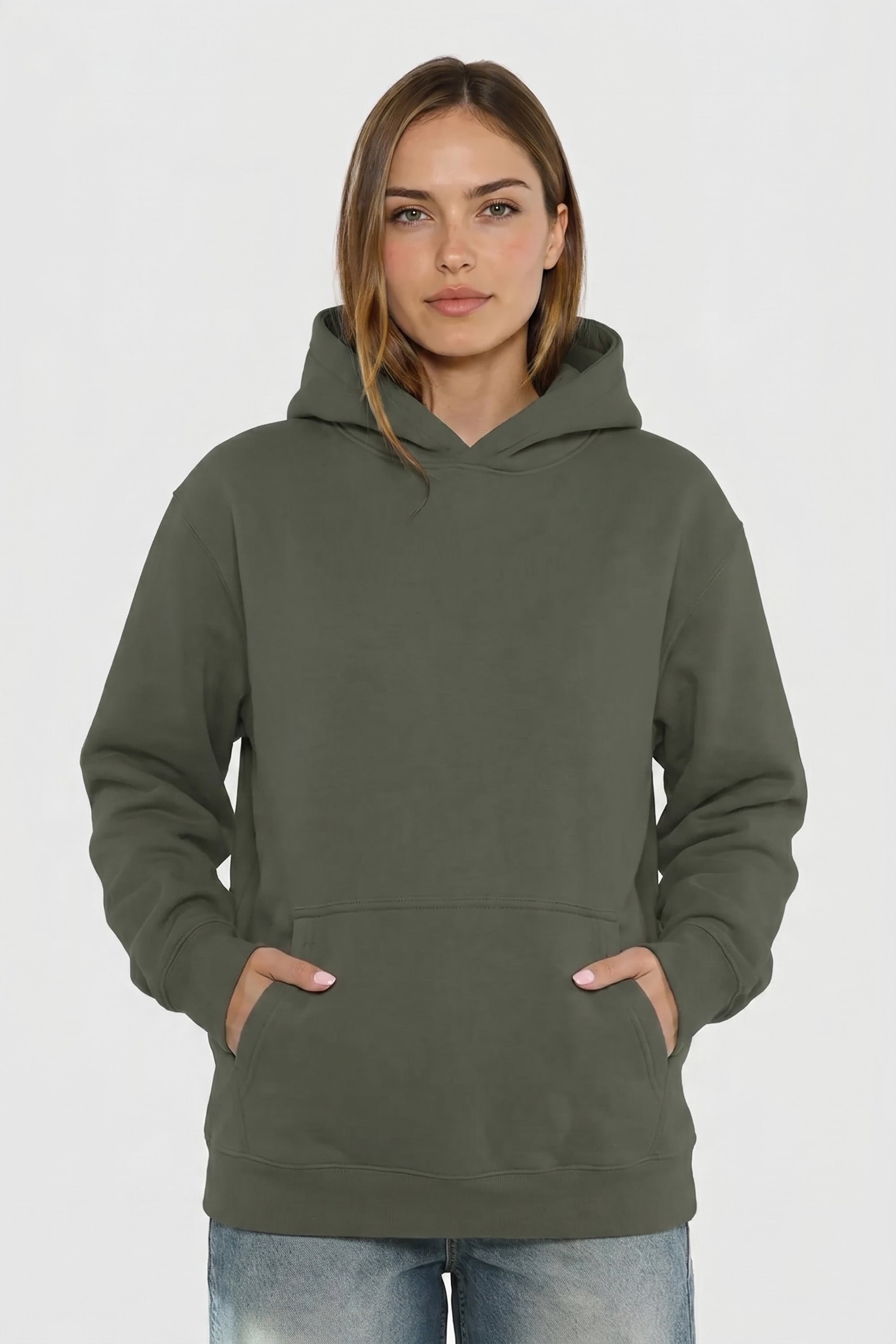 Unisex 280GSM Ringspun Blended Custom Printed Hoodie