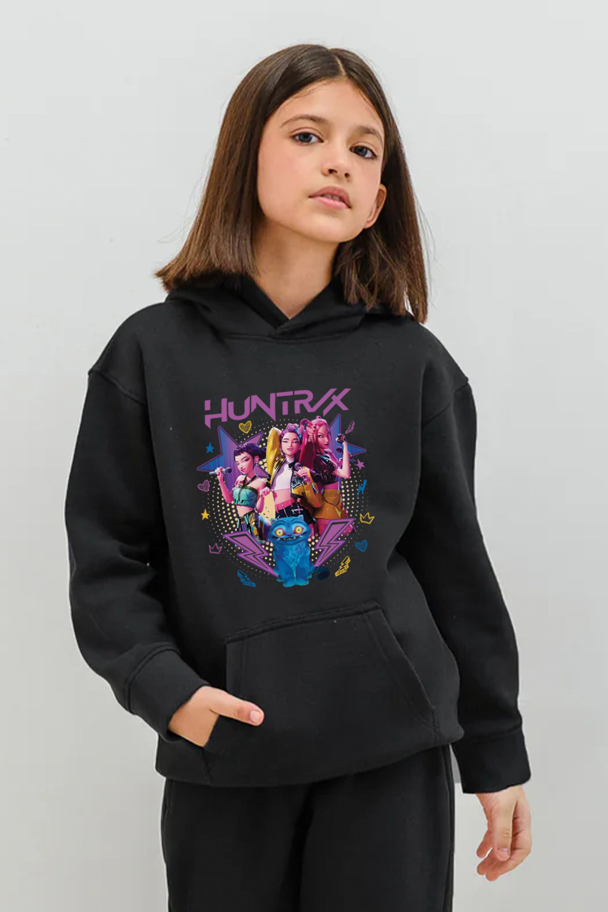 Kids Huntrix Printed Hoodie & Joggers set (Pack of 5)