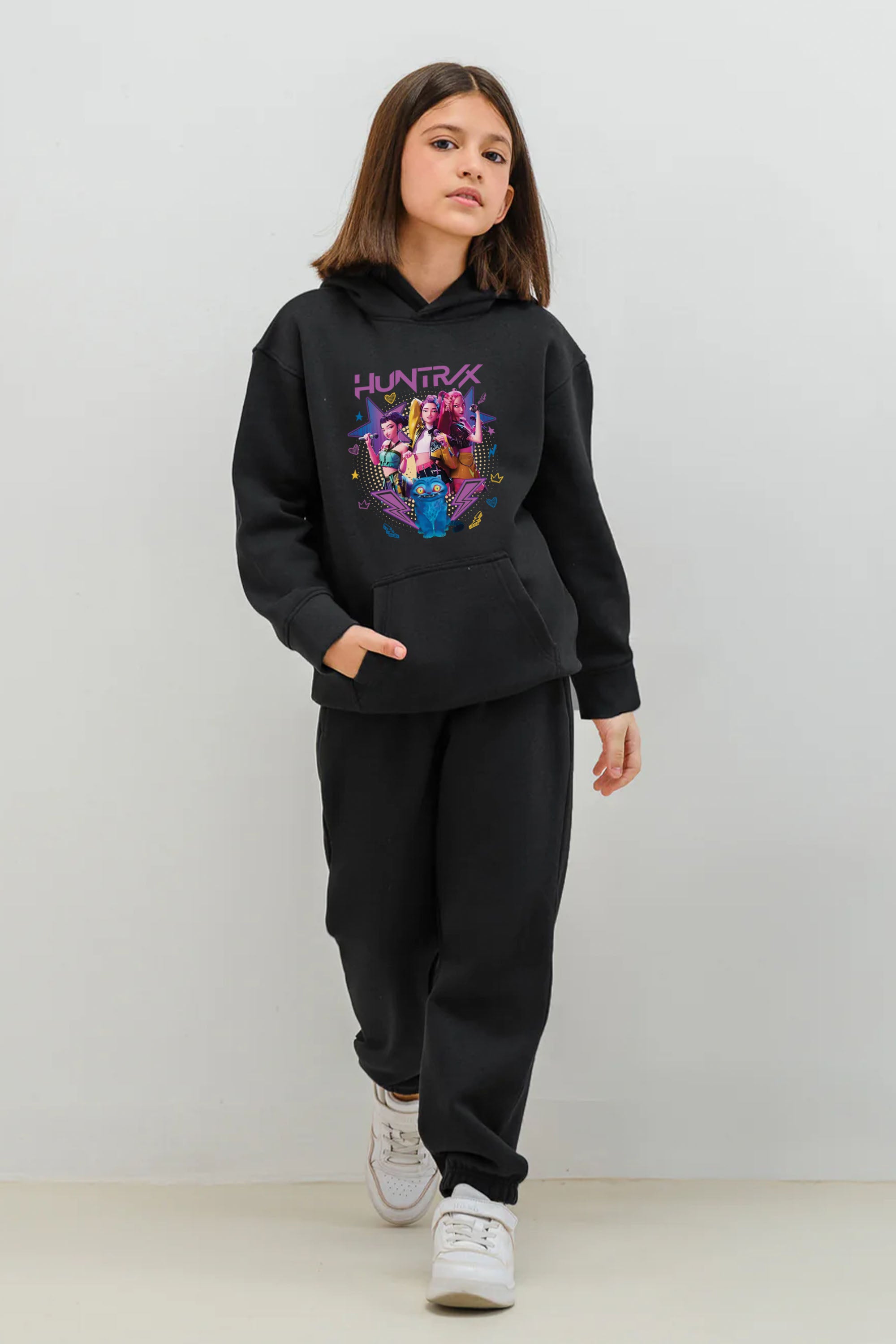 Kids Huntrix Printed Hoodie & Joggers set (Pack of 5)