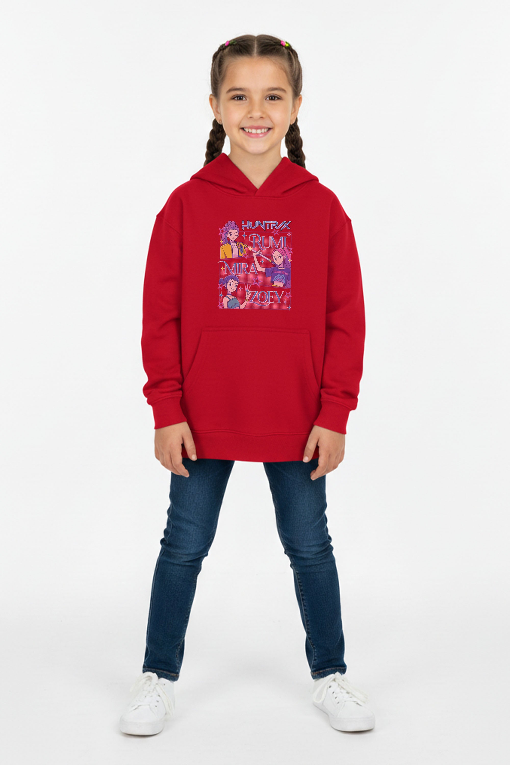 Kids Huntrix Girl Squad Printed Hoodie