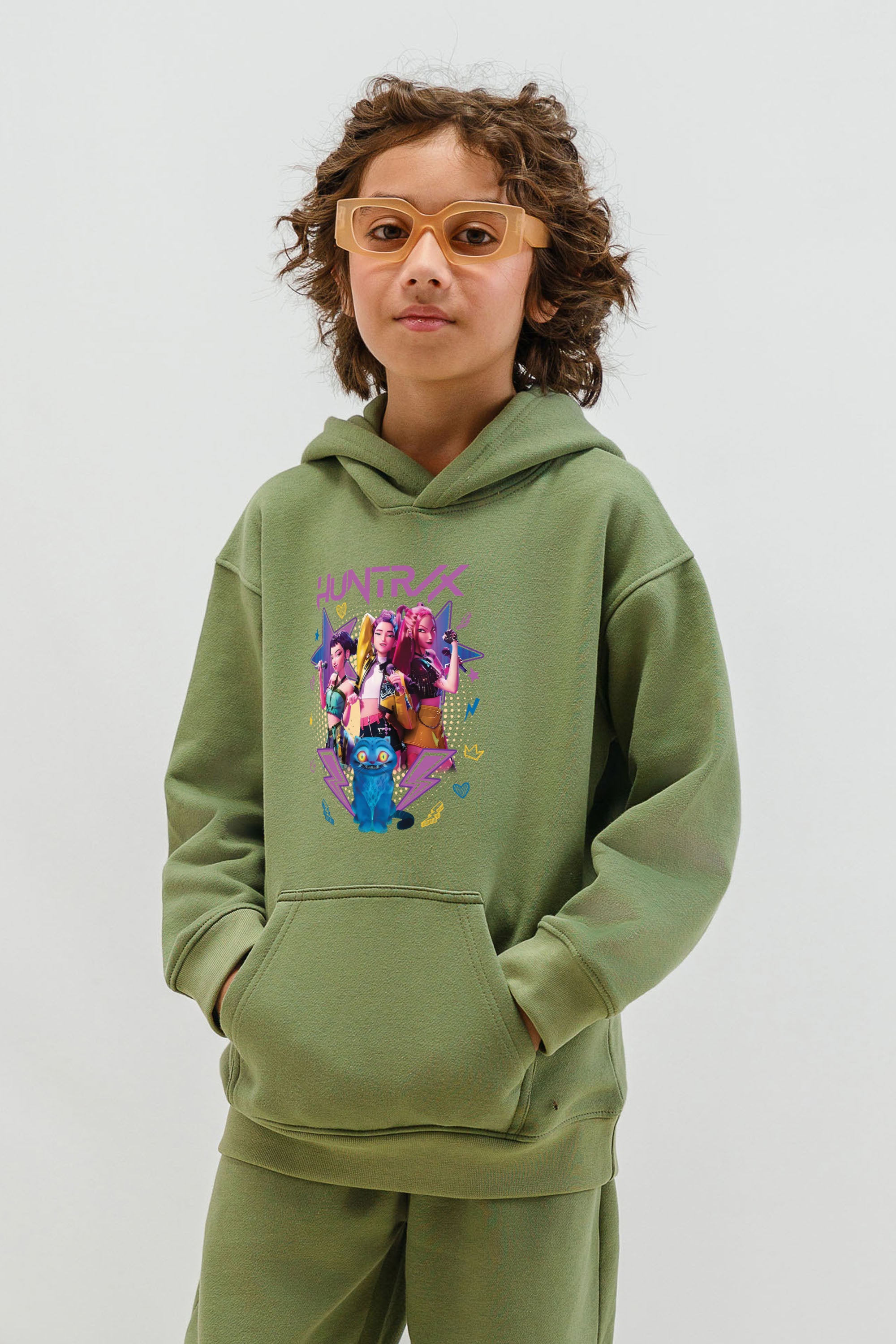 Kids Huntrix Printed Hoodie & Joggers set (Pack of 5)