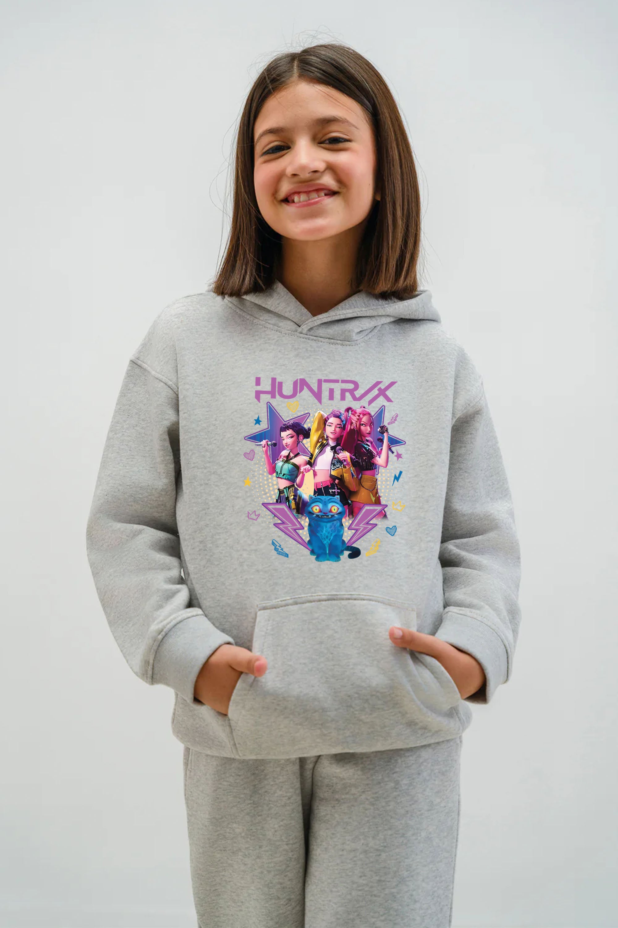 Kids Huntrix Printed Hoodie & Joggers set (Pack of 5)