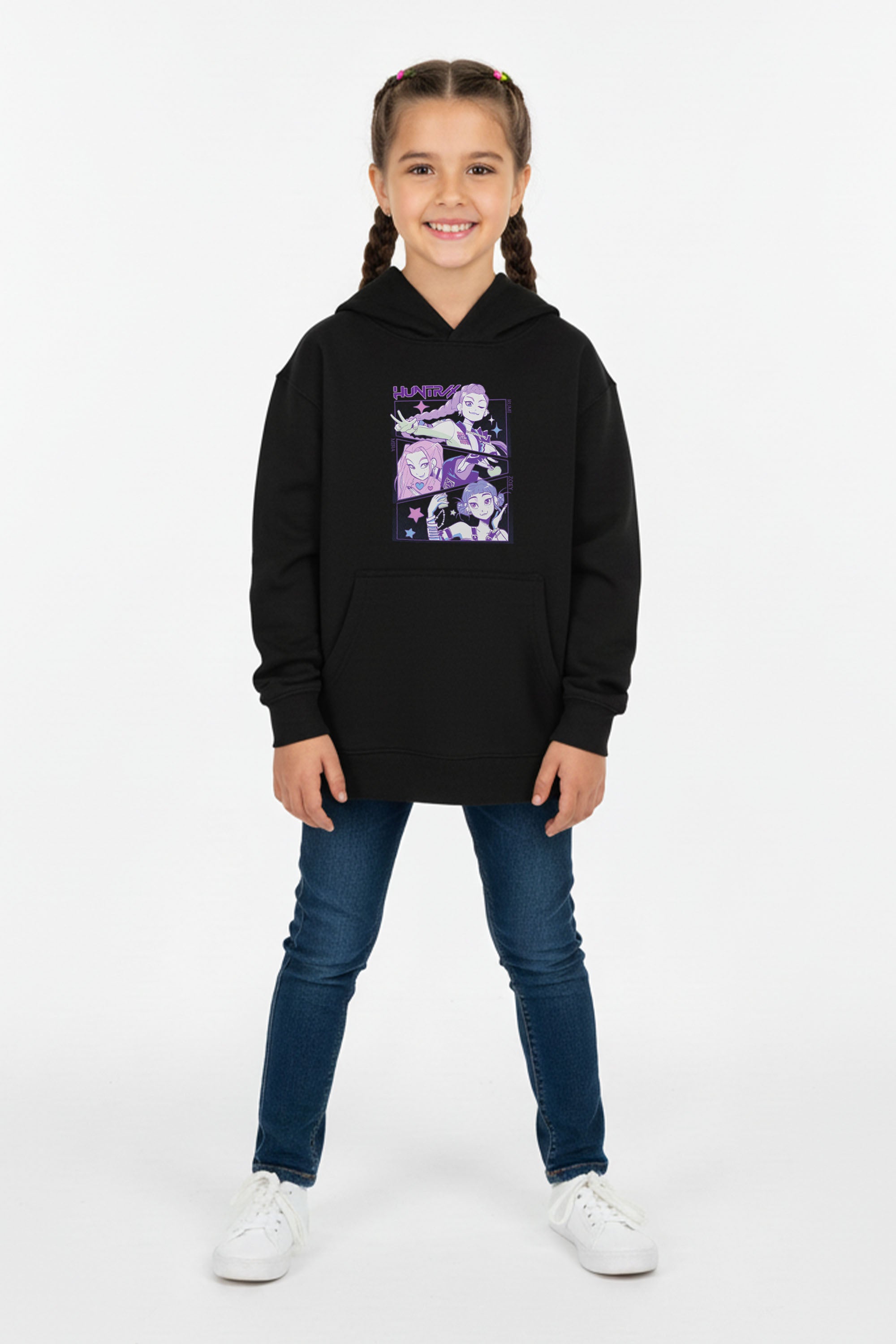Kids Huntrix K-pop Anime Printed Hoodie