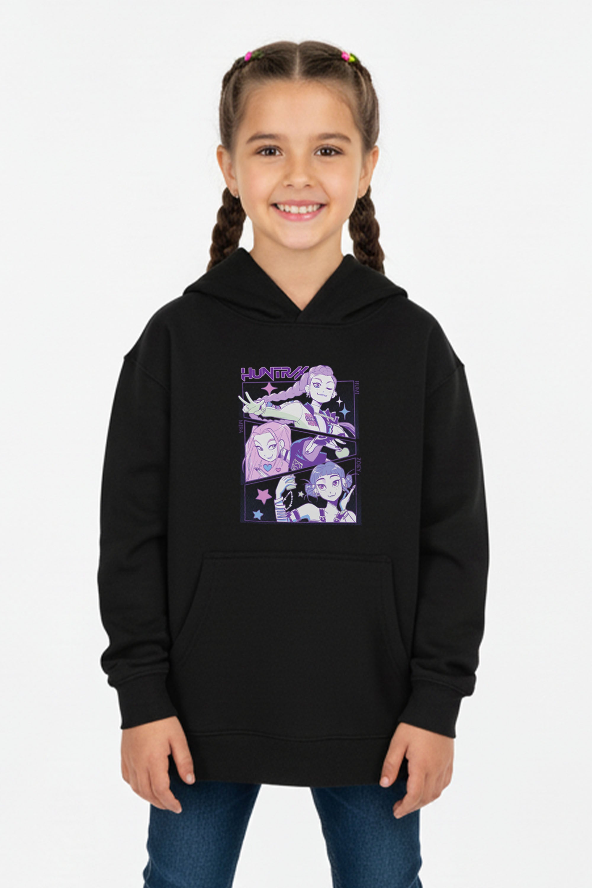 Kids Huntrix K-pop Anime Printed Hoodie