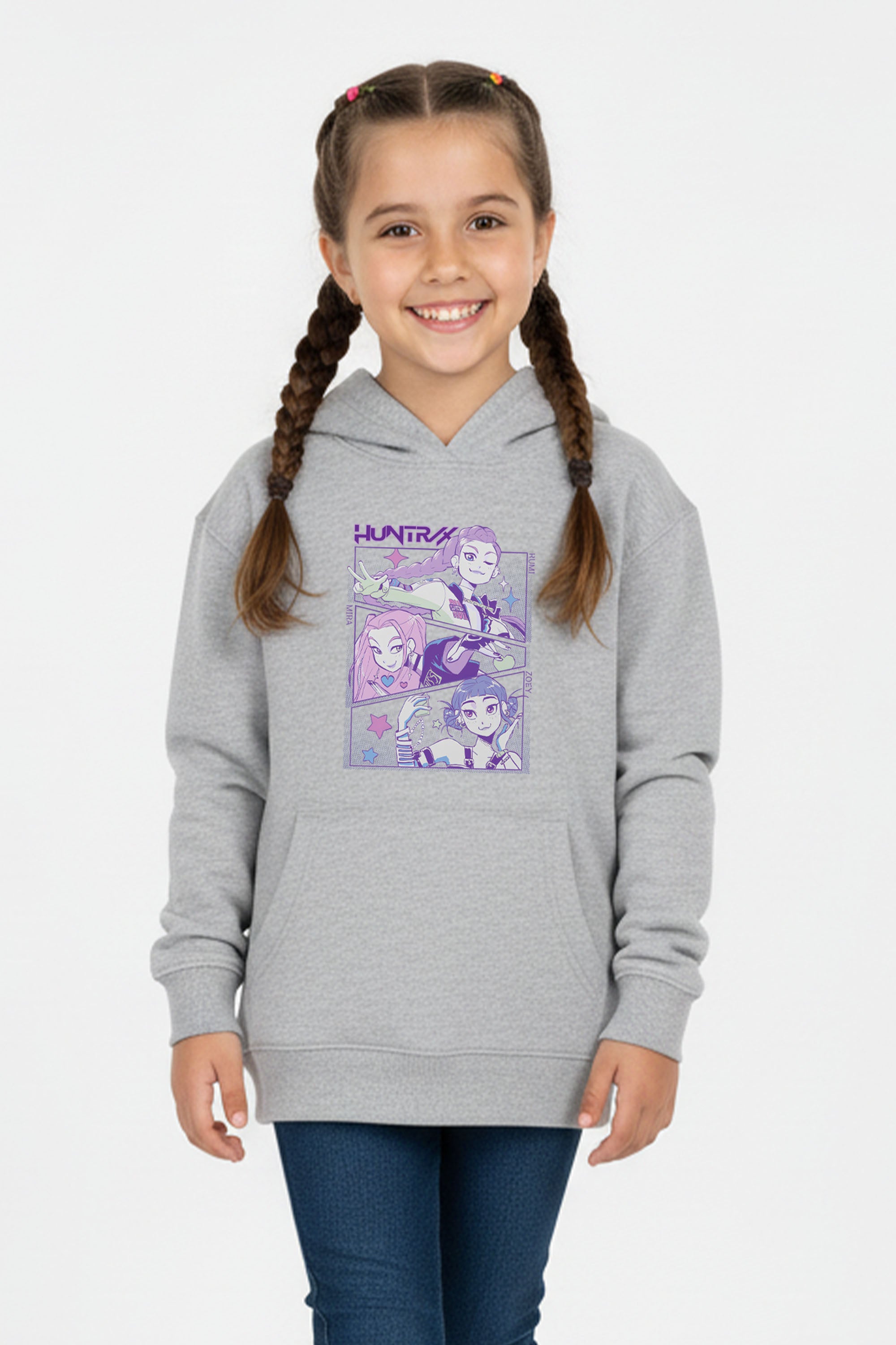Kids Huntrix K-pop Anime Printed Hoodie
