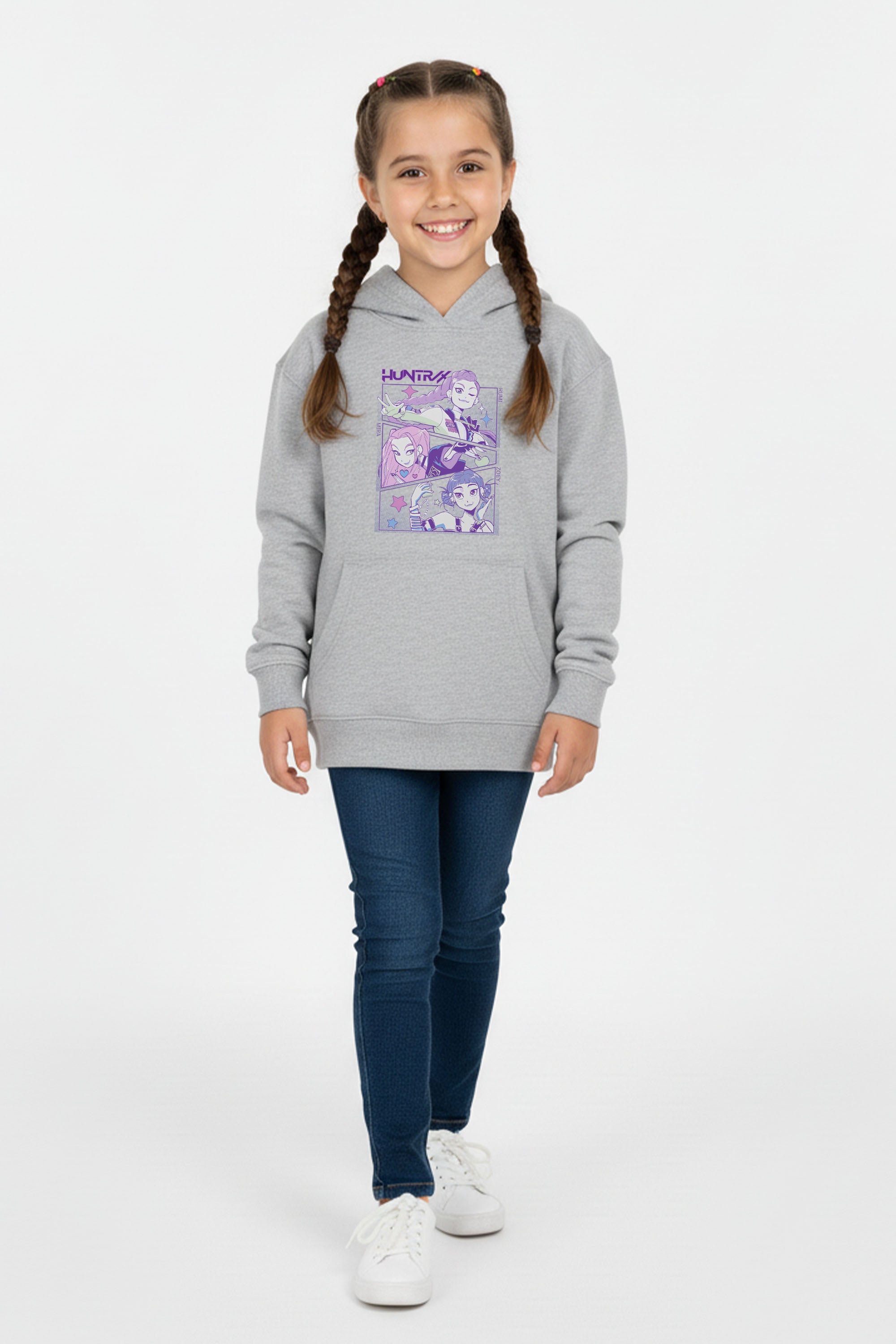 Kids Huntrix K-pop Anime Printed Hoodie