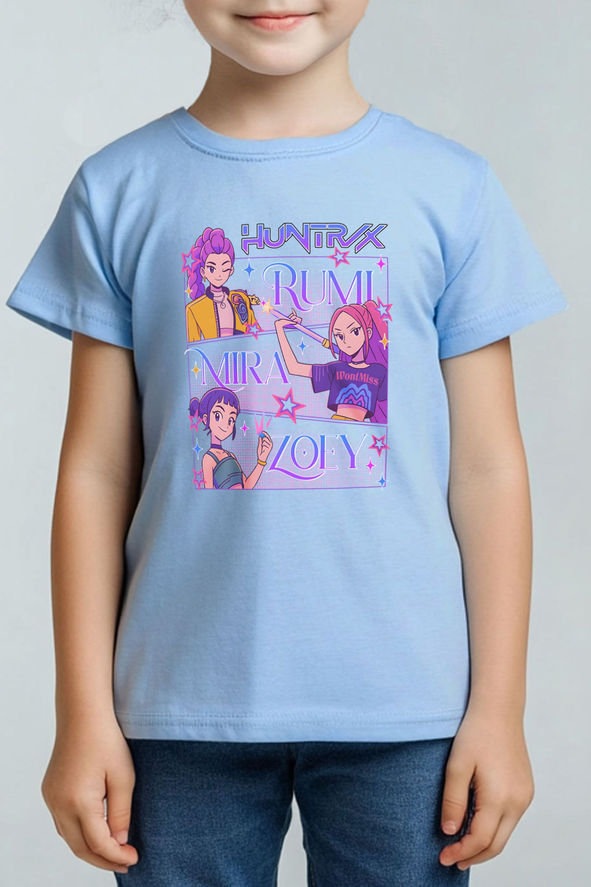 Kids Huntrix Girl Squad Printed T-Shirt