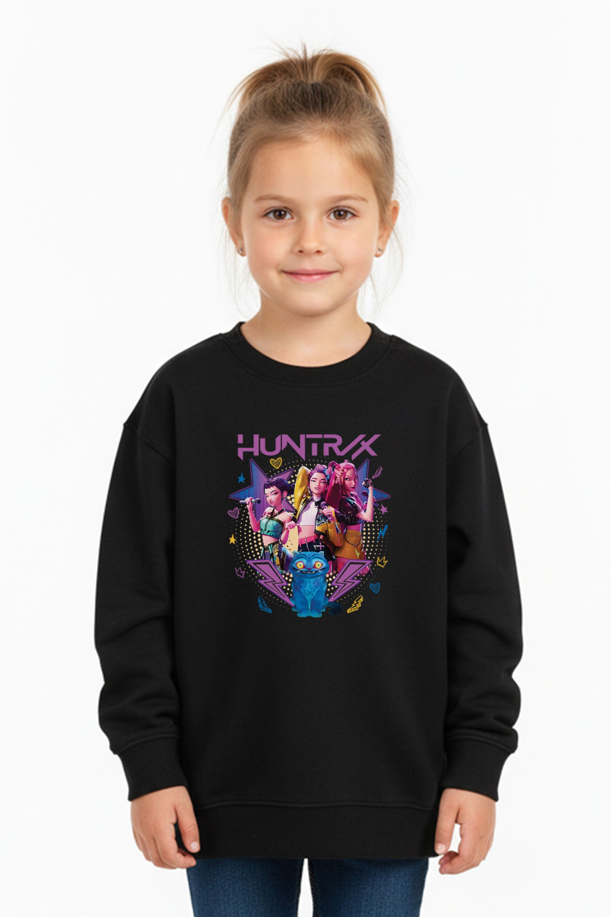 Kids Huntrix Printed Sweatshirt