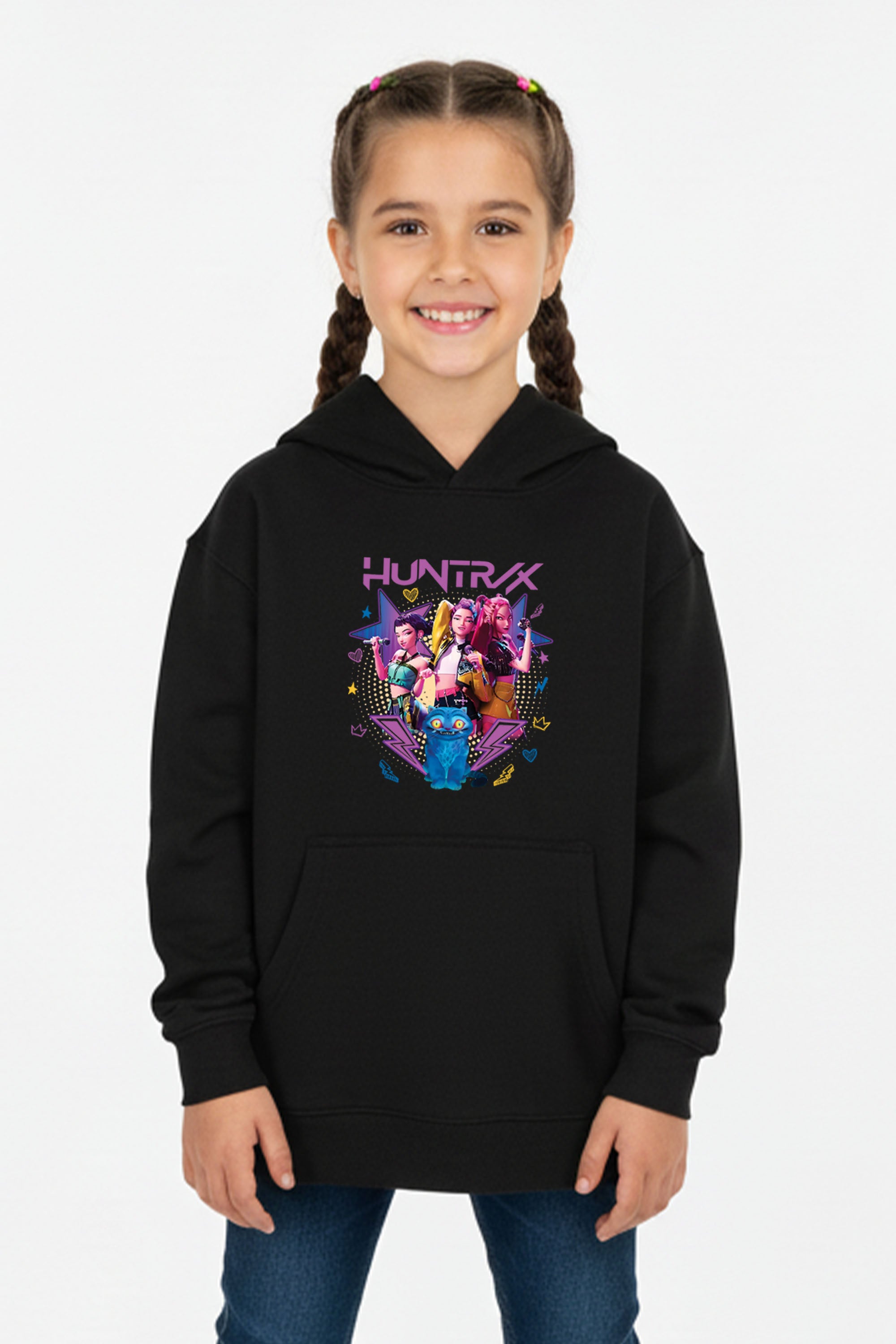Kids Huntrix Printed Hoodie