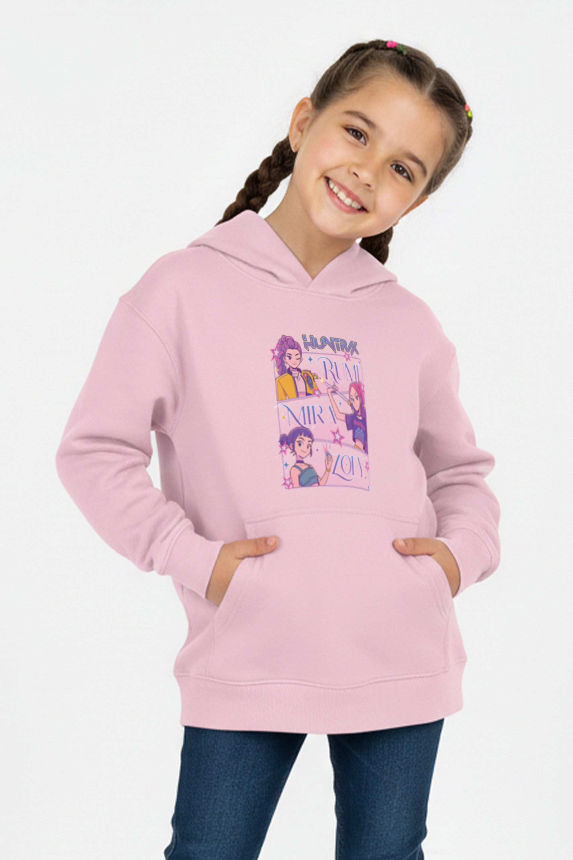 Kids Huntrix Girl Squad Printed Hoodie