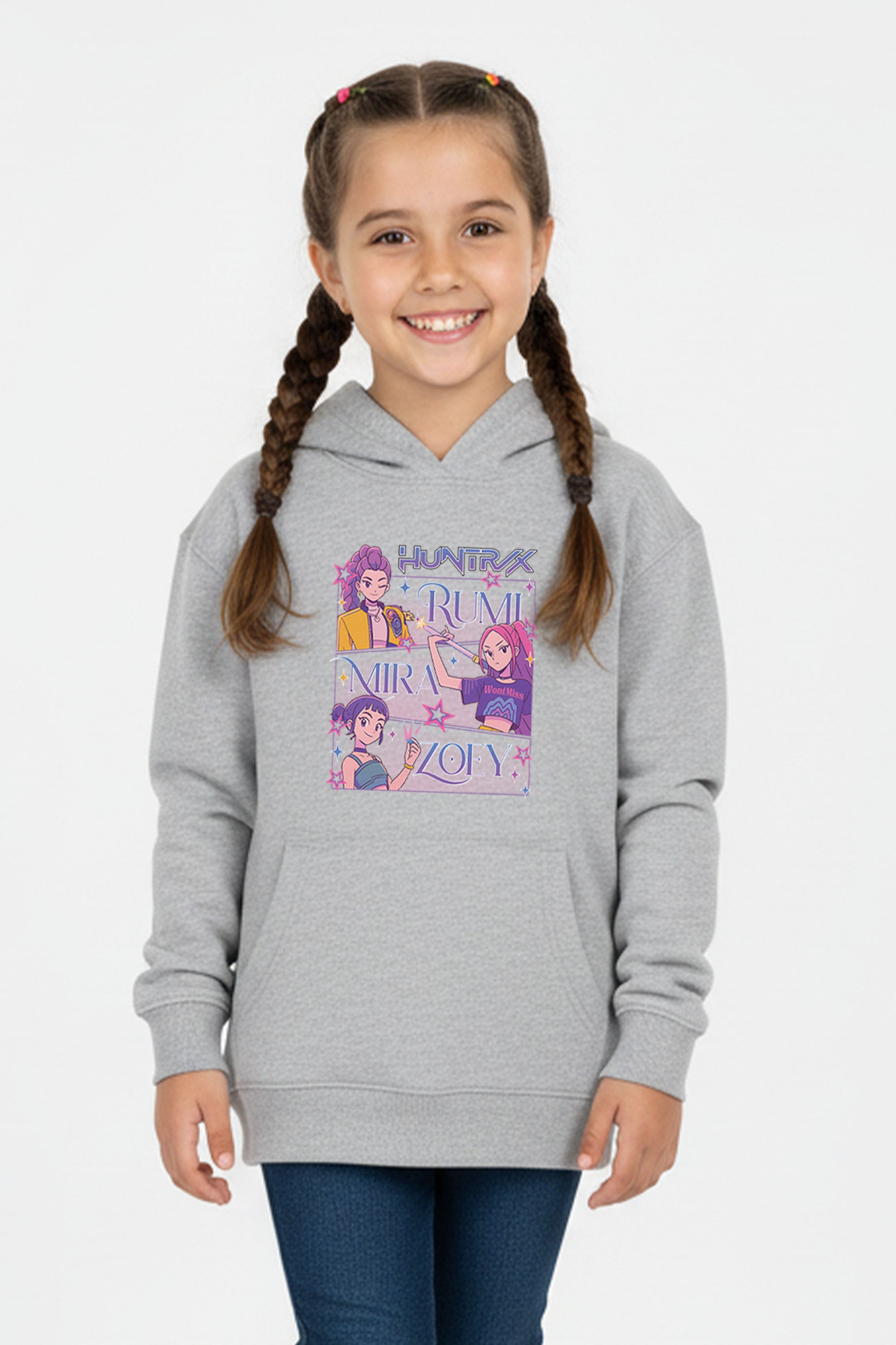 Kids Huntrix Girl Squad Printed Hoodie