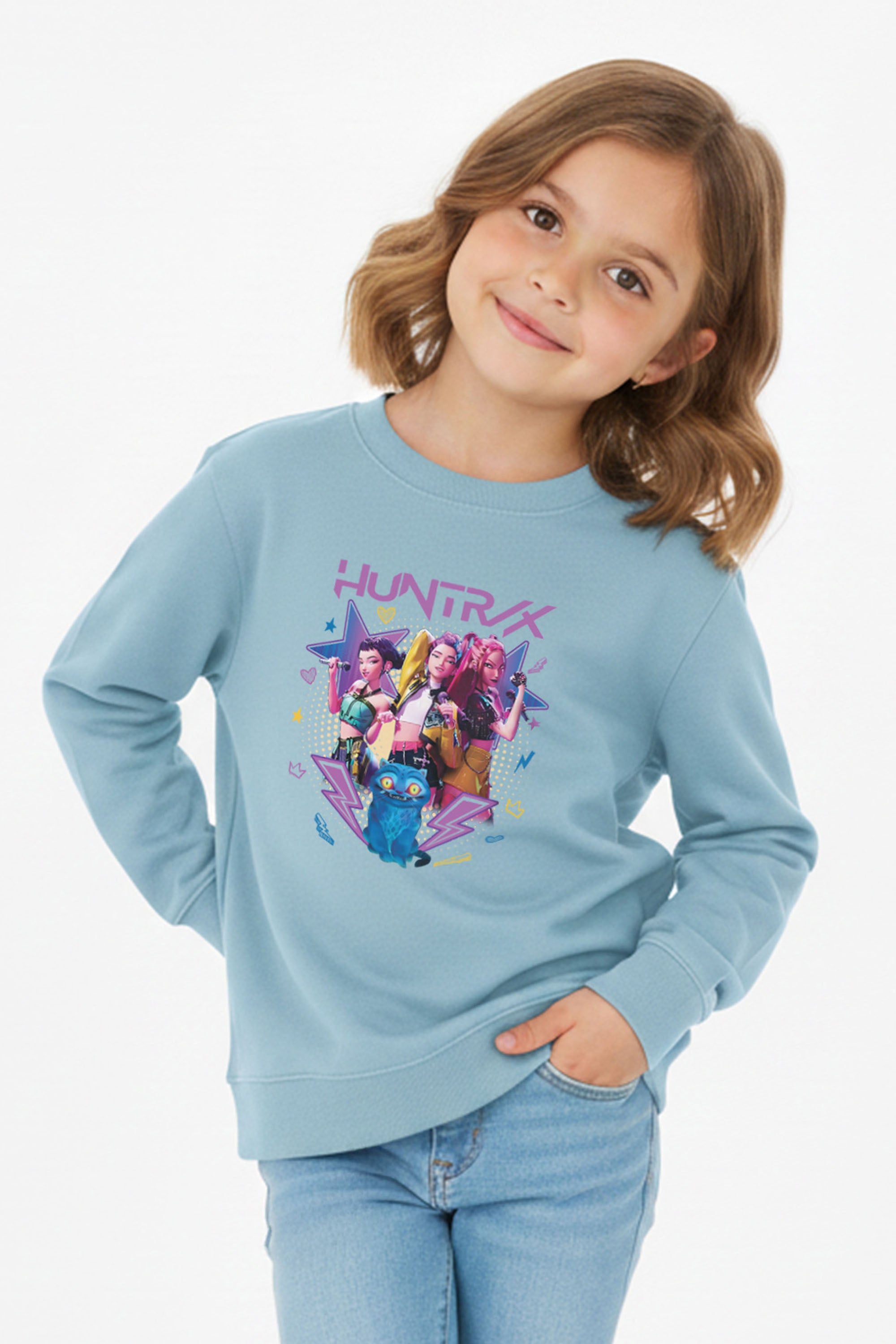Kids Huntrix Printed Sweatshirt