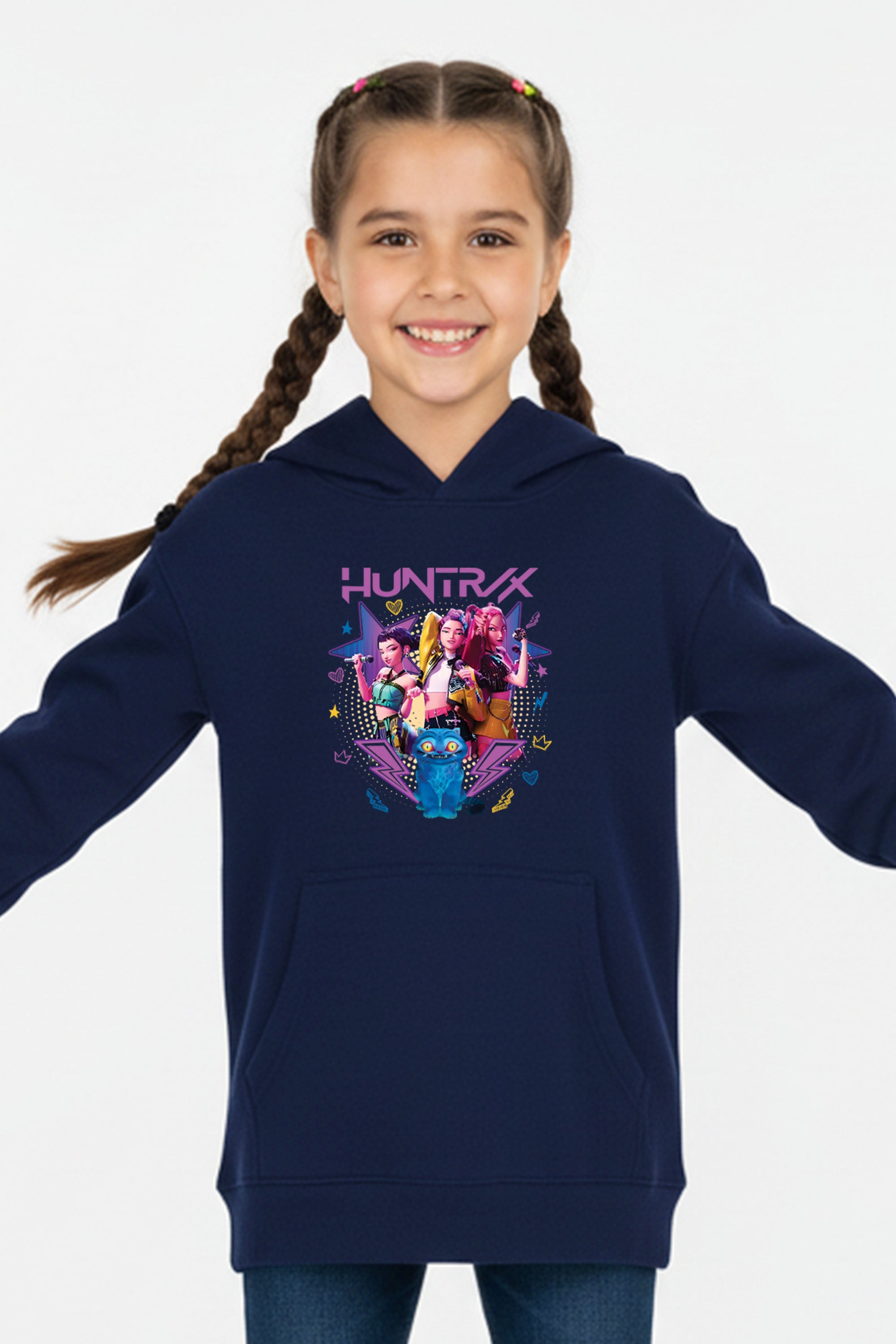 Kids Huntrix Printed Hoodie