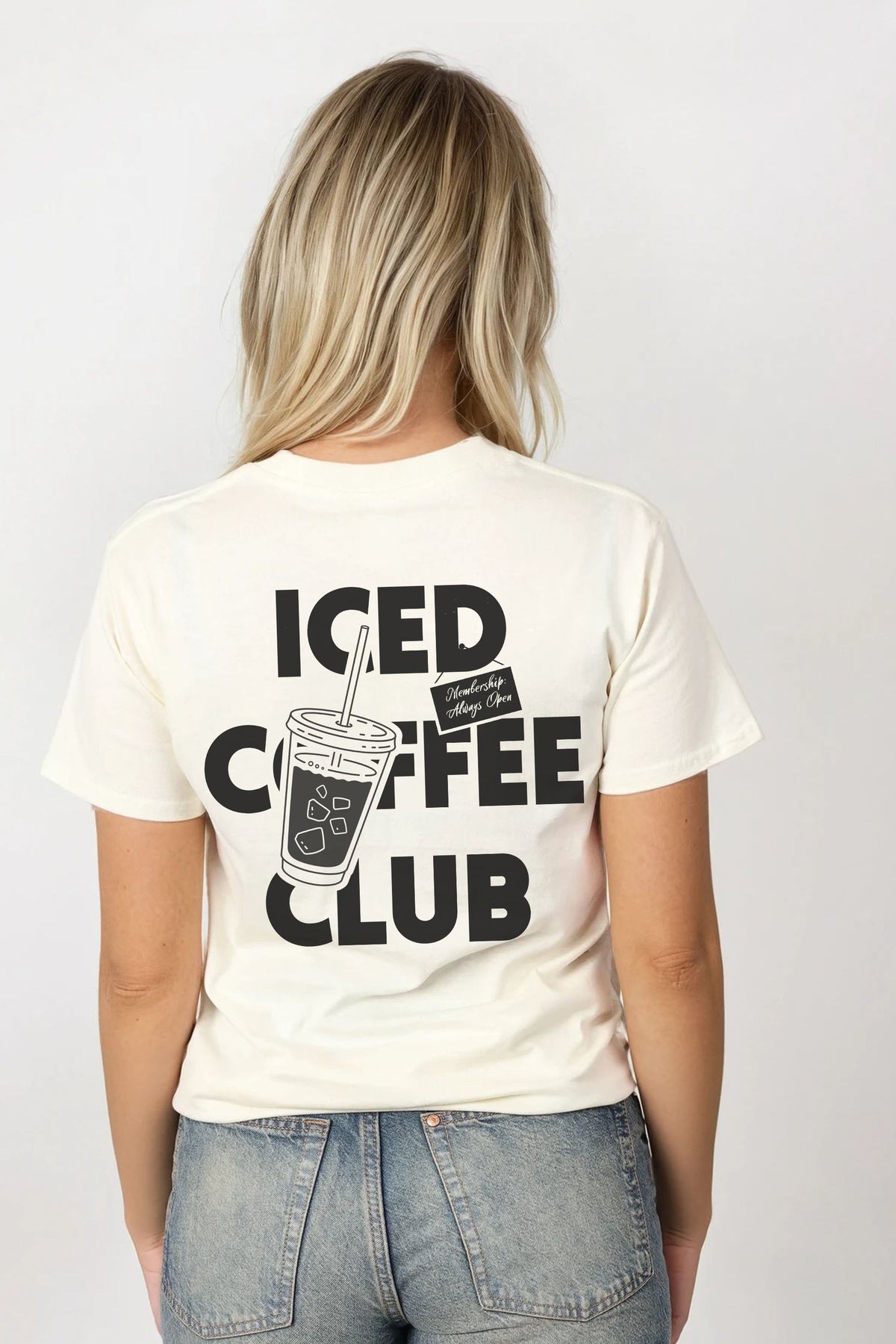 Regular Fit T-shirt in Iced Coffee Print