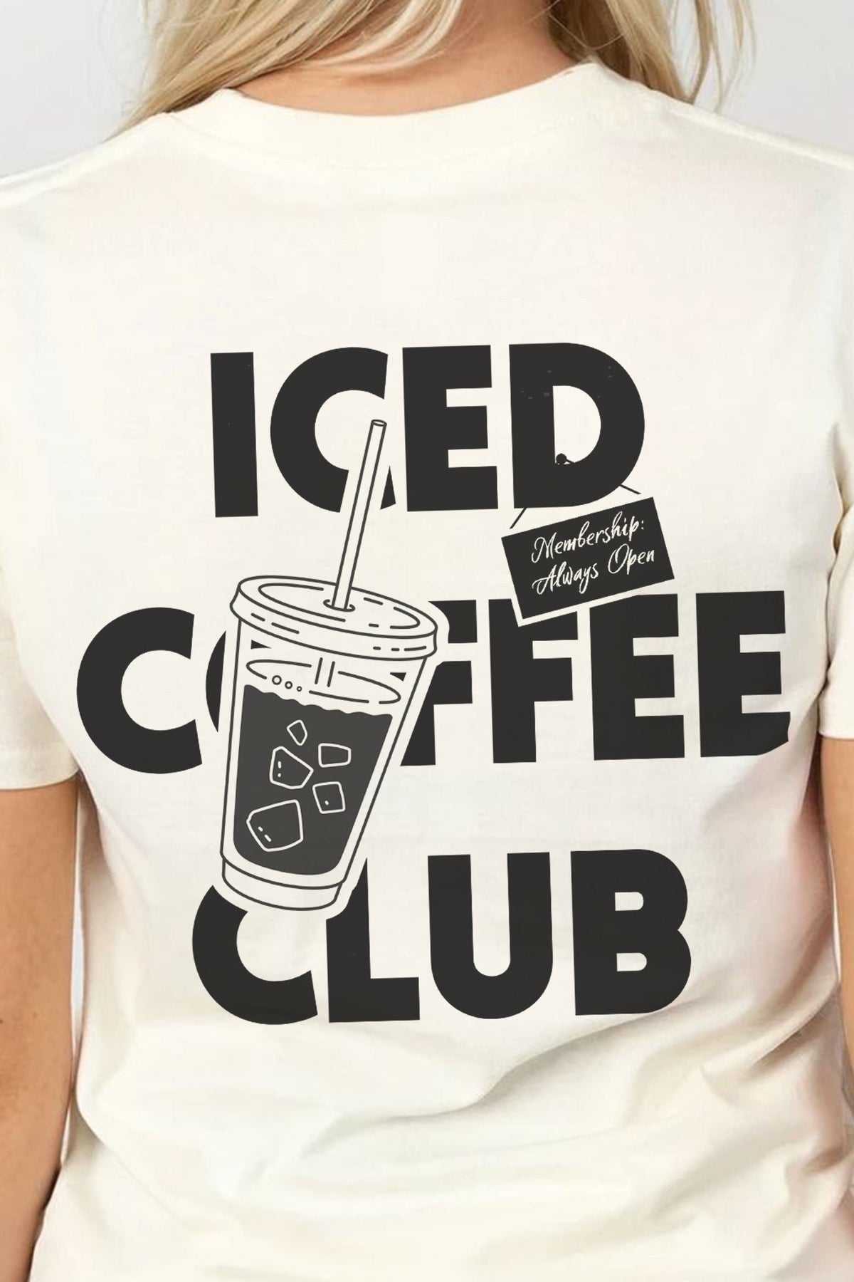 Regular Fit T-shirt in Iced Coffee Print