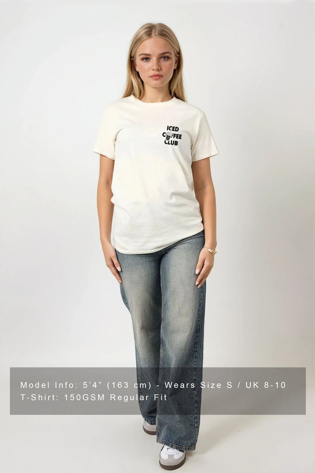 Regular Fit T-shirt in Iced Coffee Print