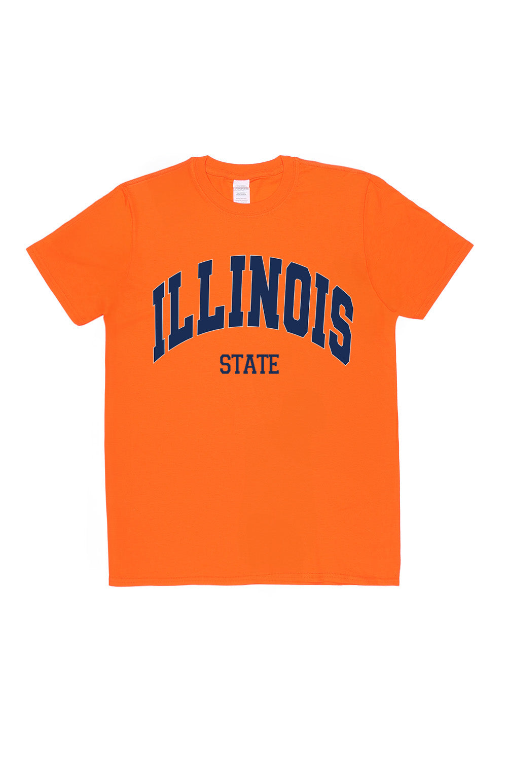 Illinois T Shirt in Orange Custom Packs Missi Clothing