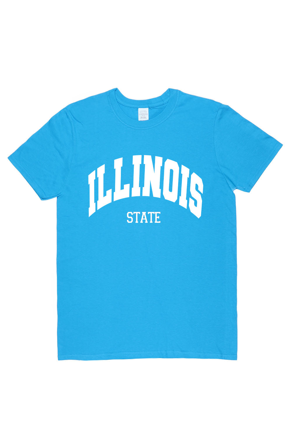 Illinois T Shirt in Sapphire Blue Custom Packs Missi Clothing