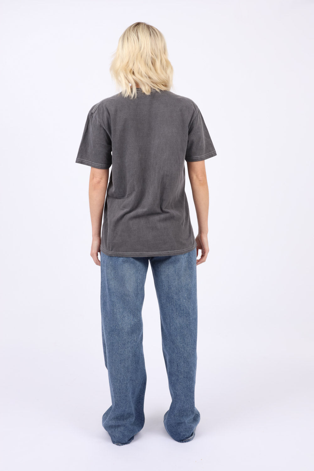 Rock n Roll Eagle Acid Wash T-Shirt