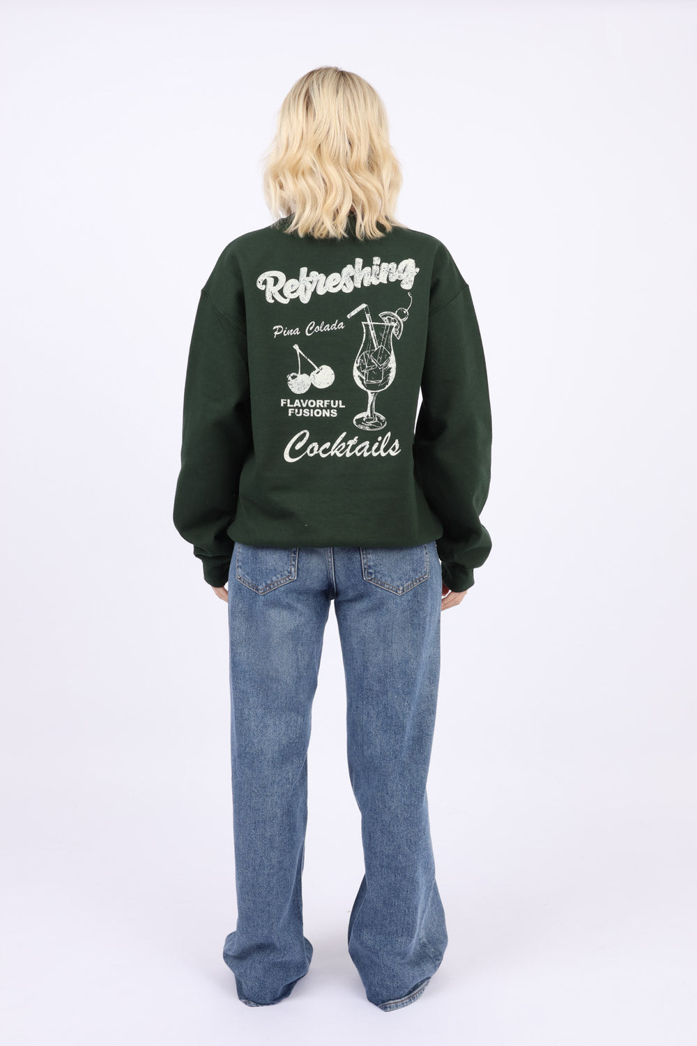 Dry Blend Sweatshirt in Happy Hour Print (Pack of 3)