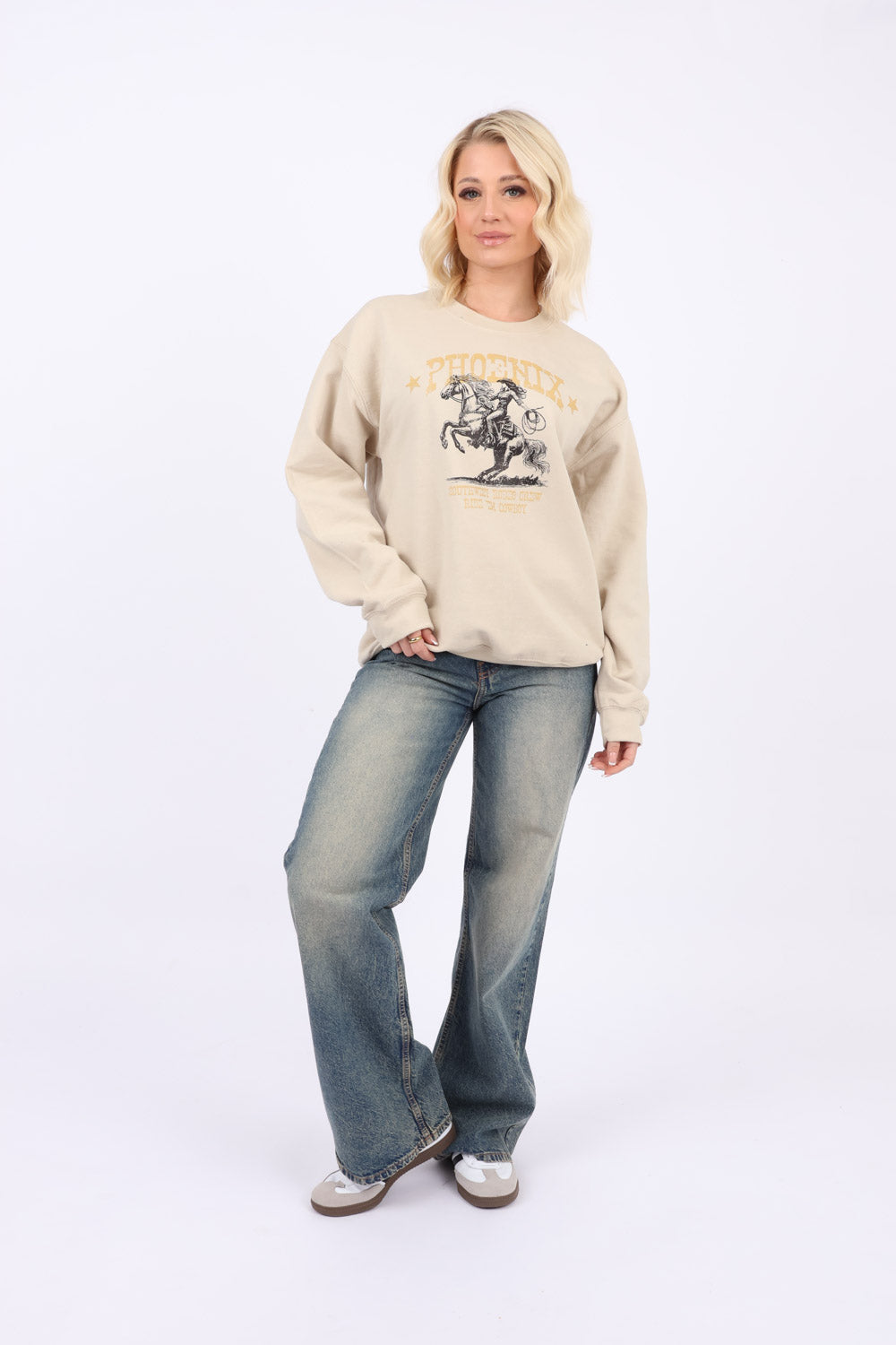 Dry Blend Sweatshirt in Phoenix Print (Pack of 3)