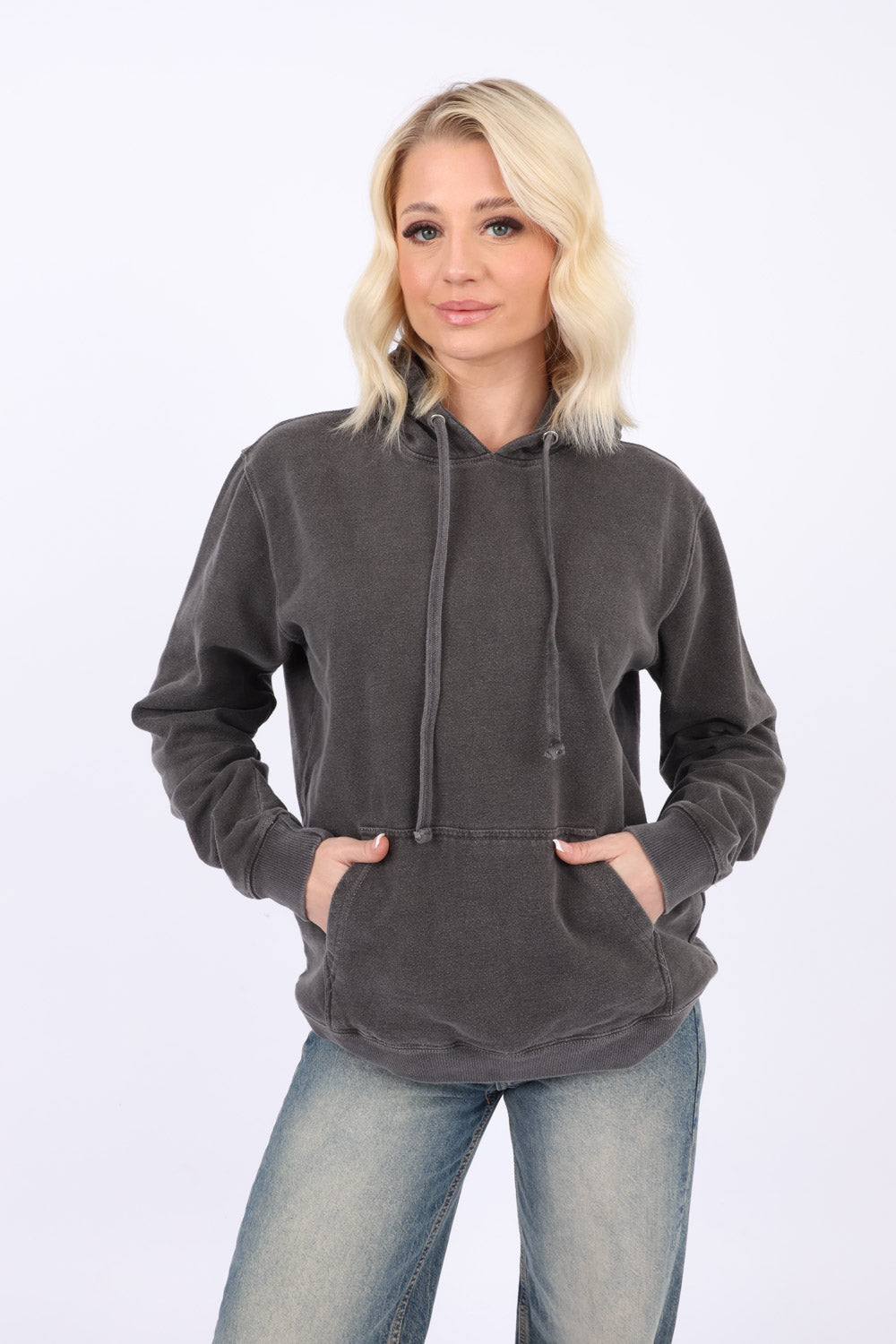 Unisex 280GSM Vintage Wash Standard Fit Hoodie (Pack of 4)