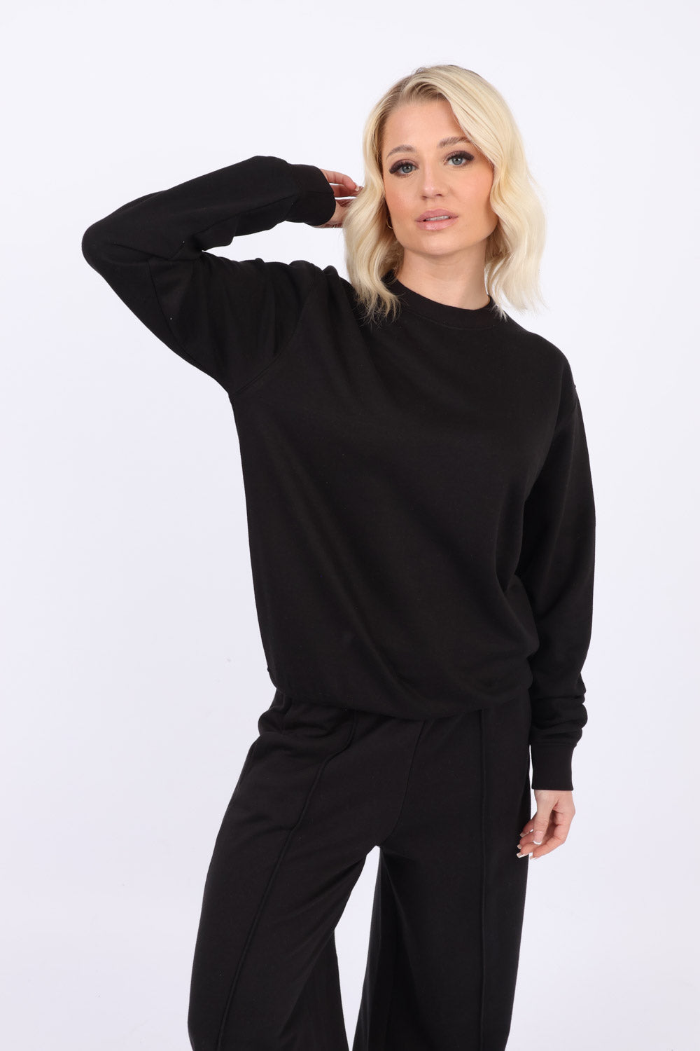 Womens Crew Neck Plain Sweatshirts (Pack of 6)