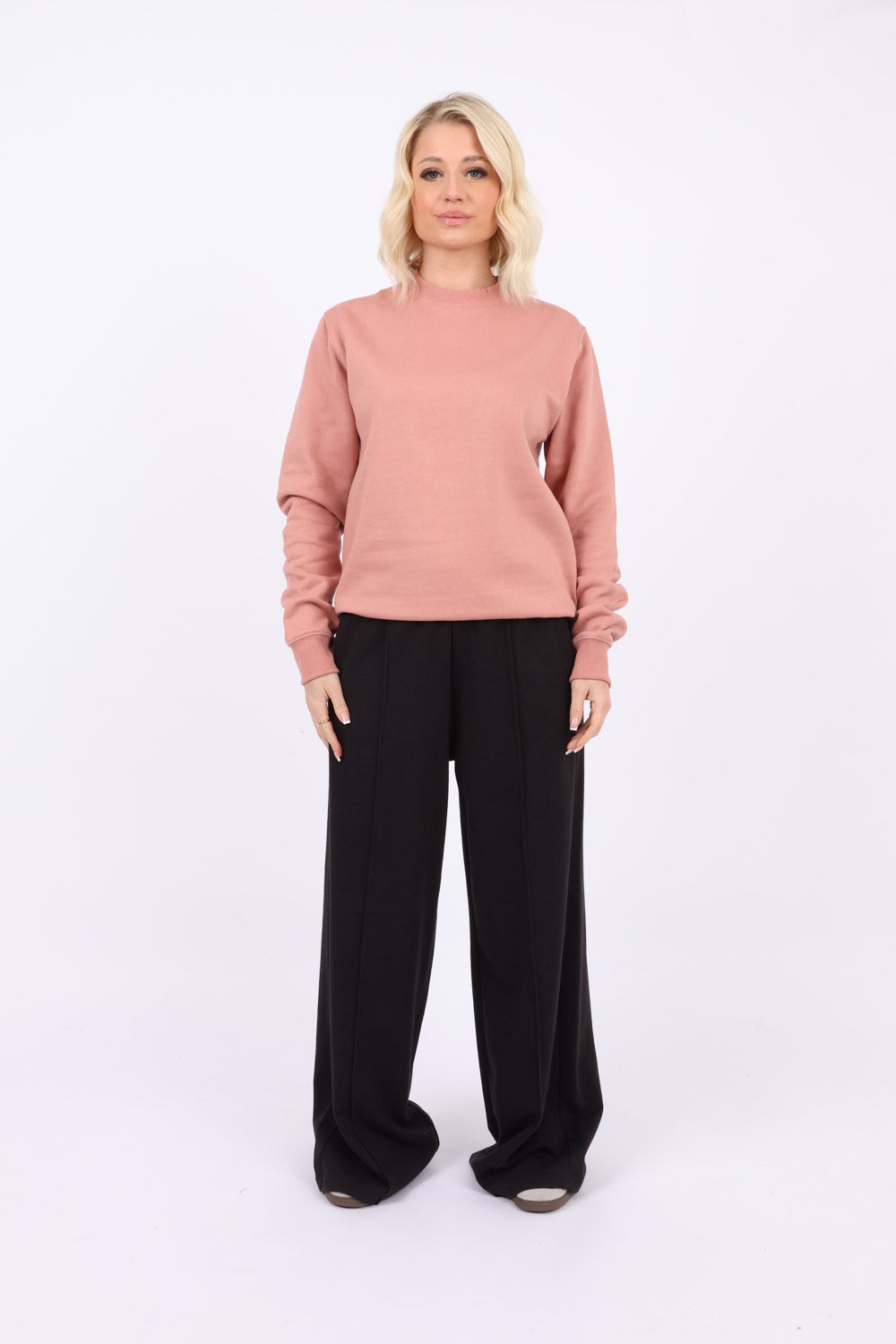 Womens Crew Neck Plain Sweatshirts (Pack of 6)