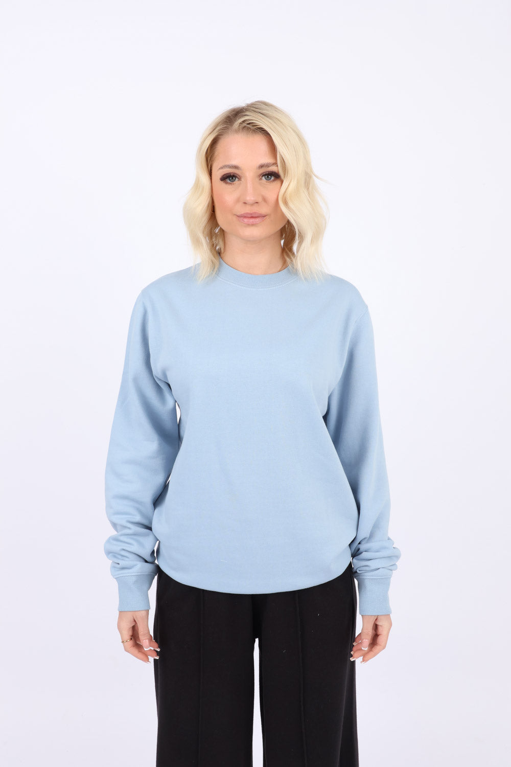 Womens Crew Neck Plain Sweatshirts (Pack of 6)