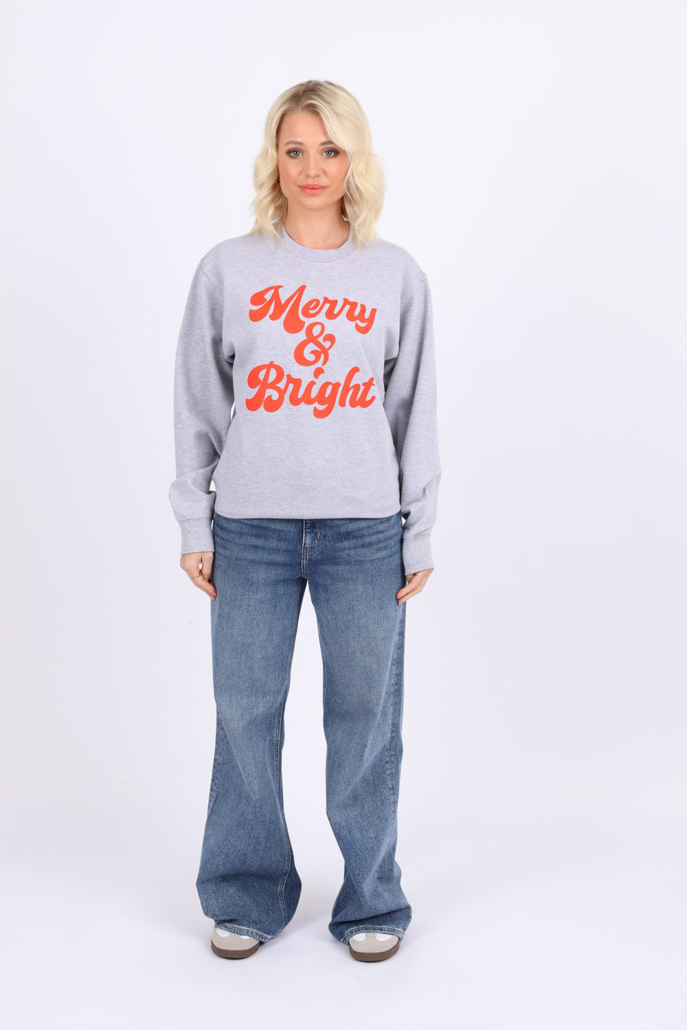 Merry And Bright Christmas Jumper (Pack of 4)