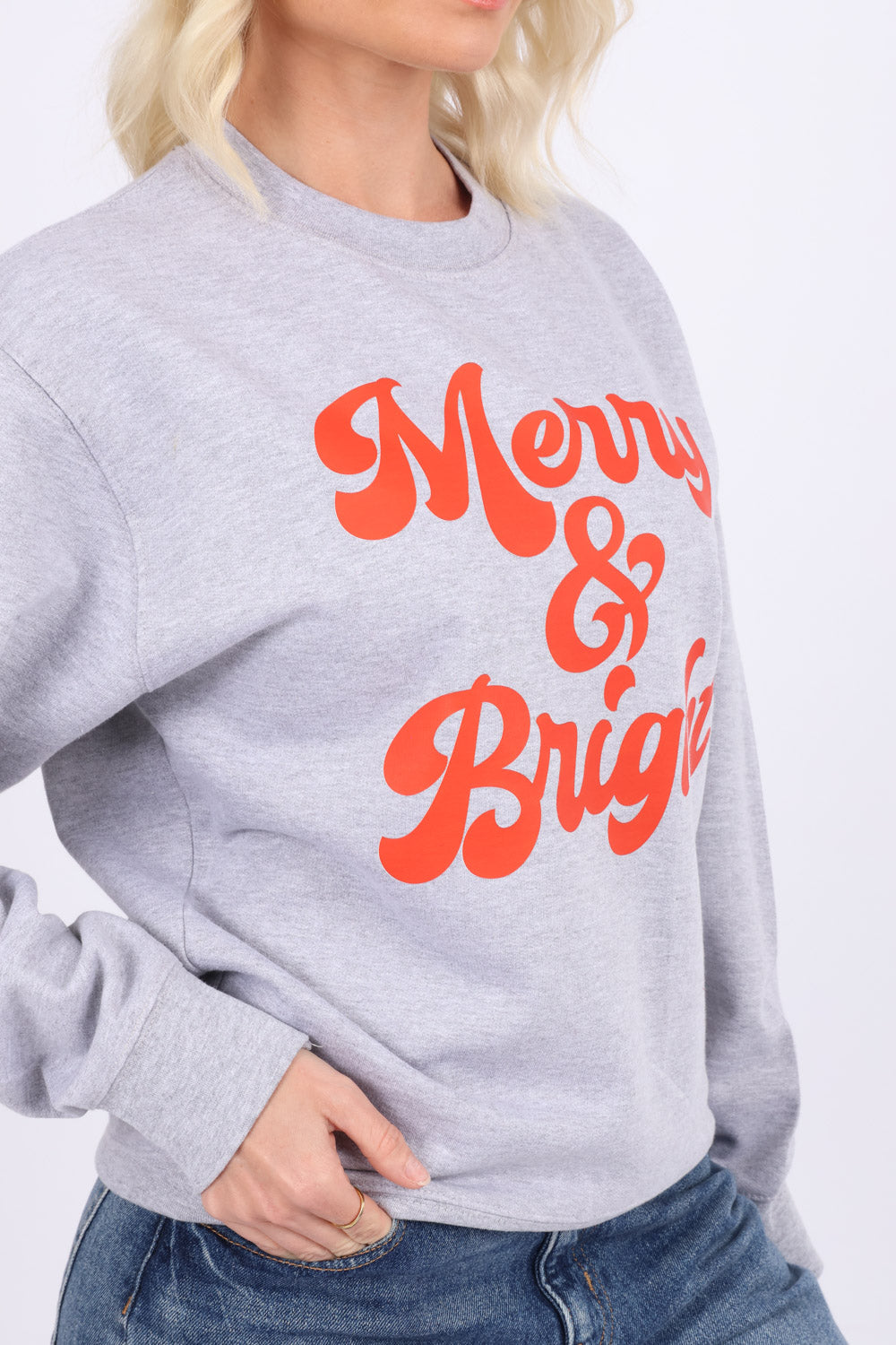 Merry And Bright Christmas Jumper (Pack of 4)