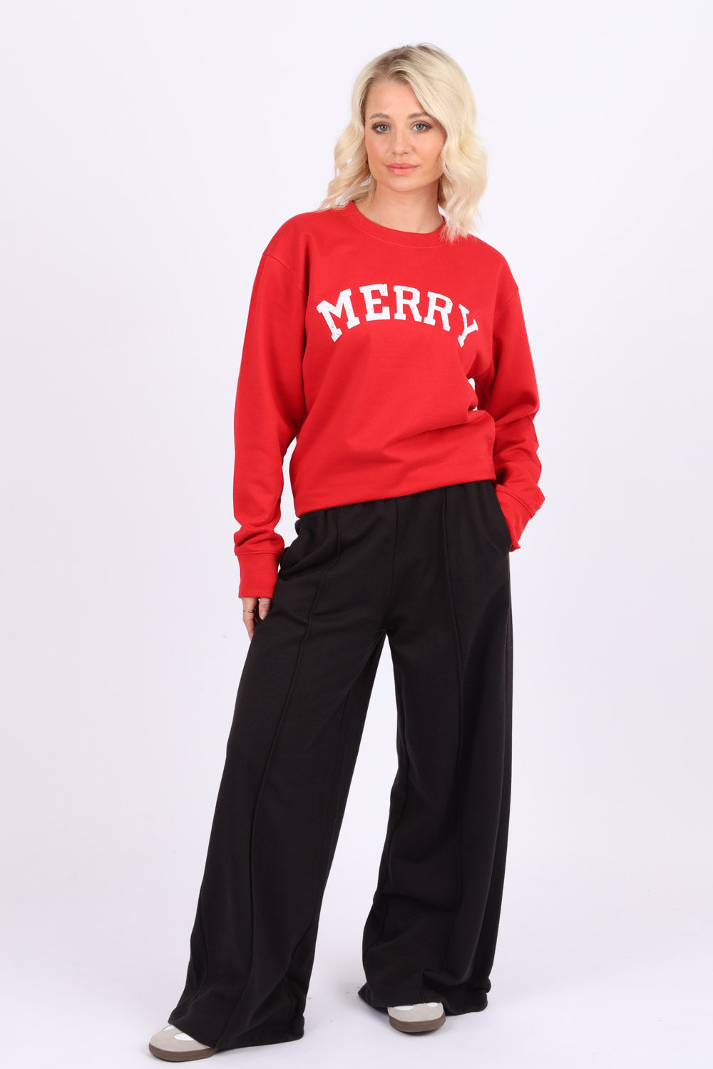 Merry Printed Christmas Jumper (Pack of 4)