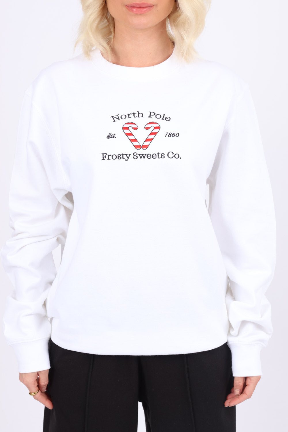 Frosty Sweets Co Embroidered Sweatshirt