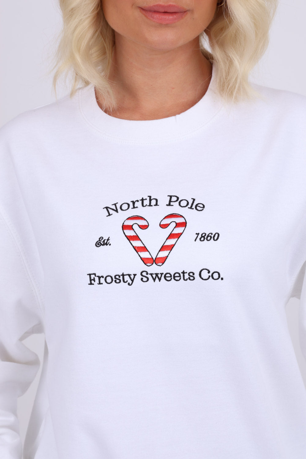 Frosty Sweets Co Embroidered Sweatshirt