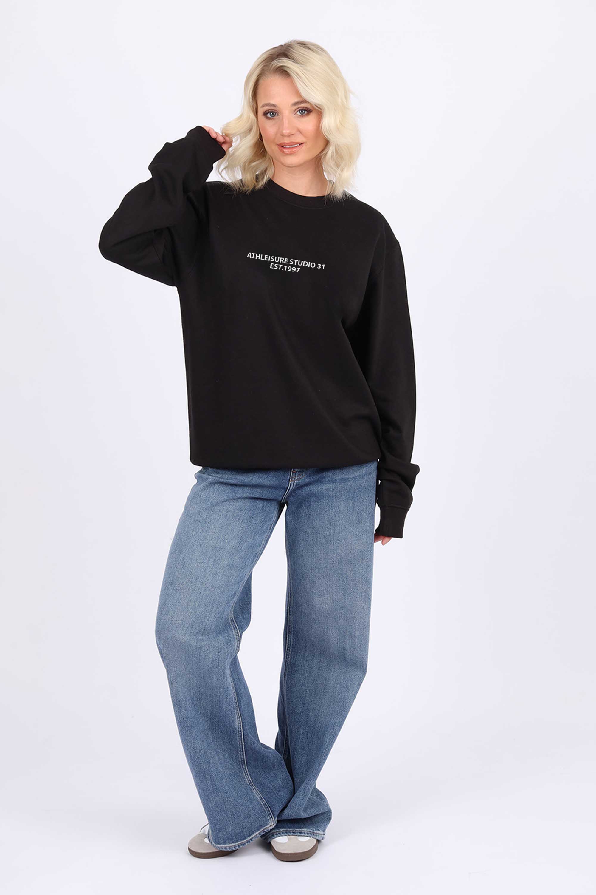 Athleisure Studio Graphic Printed Sweatshirt