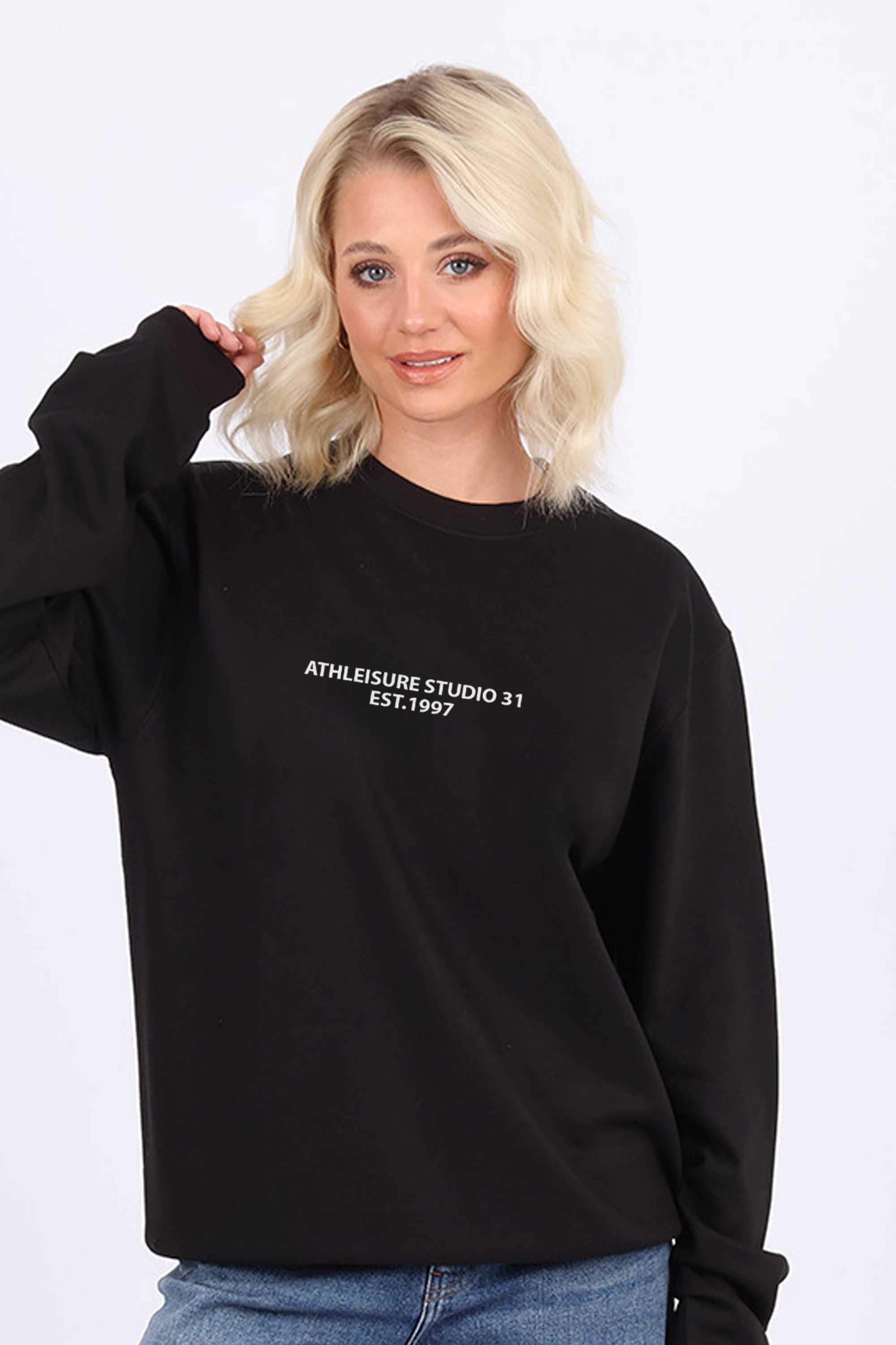 Athleisure Studio Graphic Printed Sweatshirt