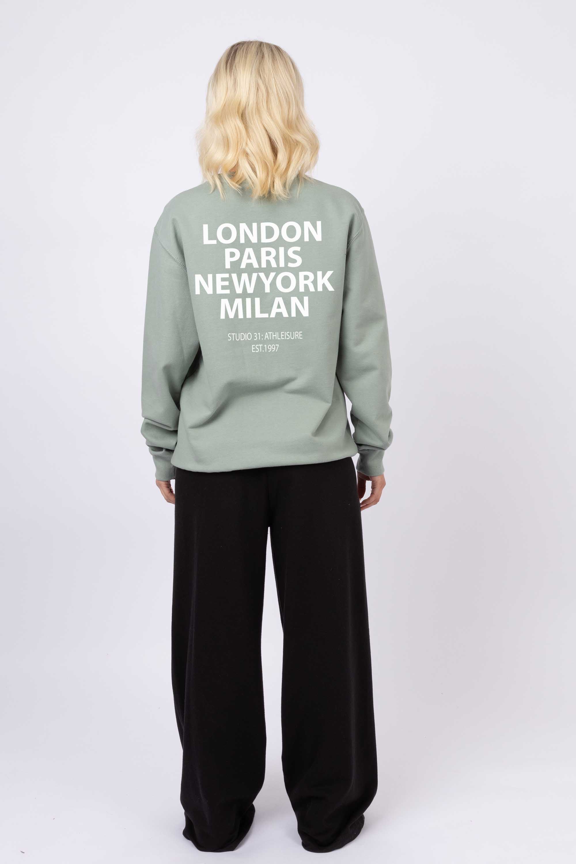 Athleisure Studio Graphic Printed Sweatshirt