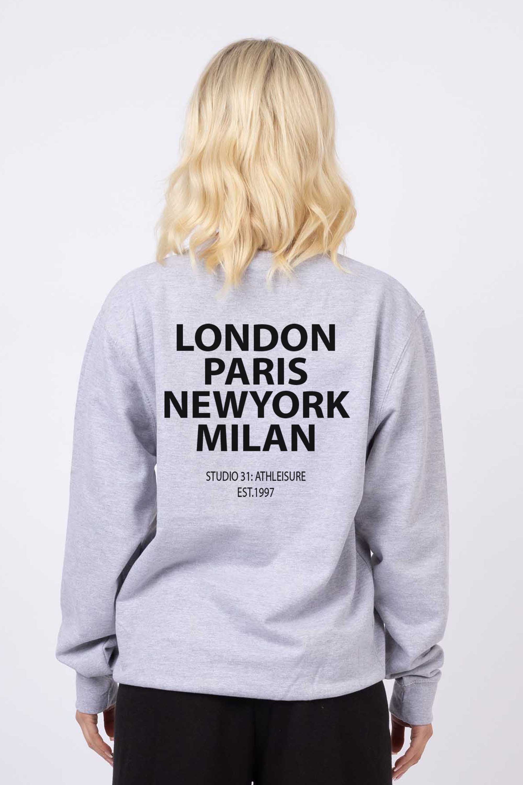 Athleisure Studio Graphic Printed Sweatshirt