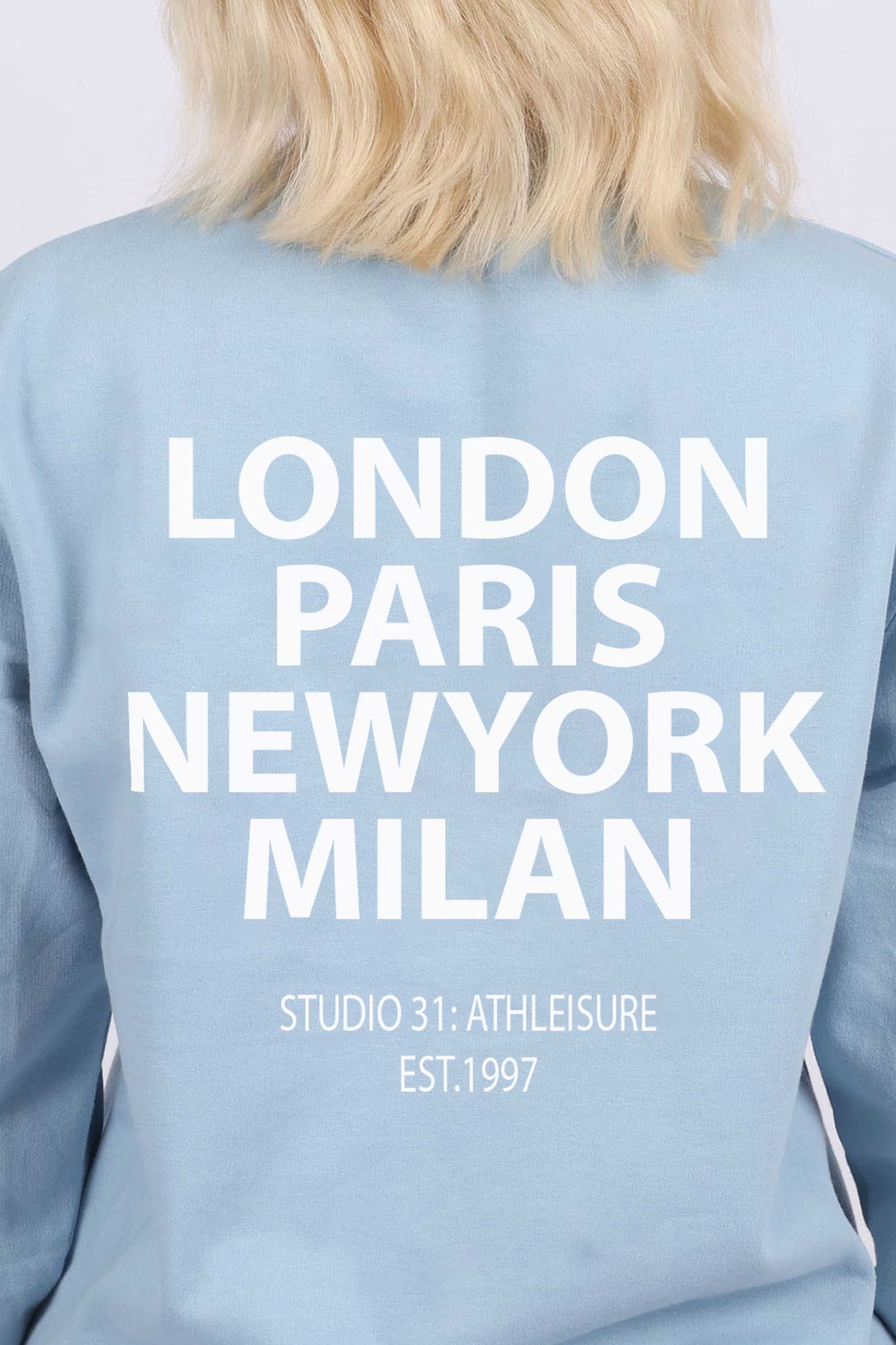 Athleisure Studio Graphic Printed Sweatshirt