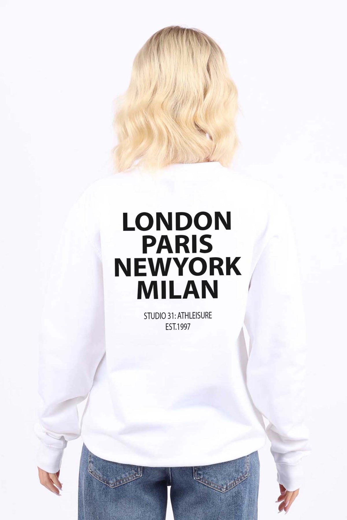 Athleisure Studio Graphic Printed Sweatshirt