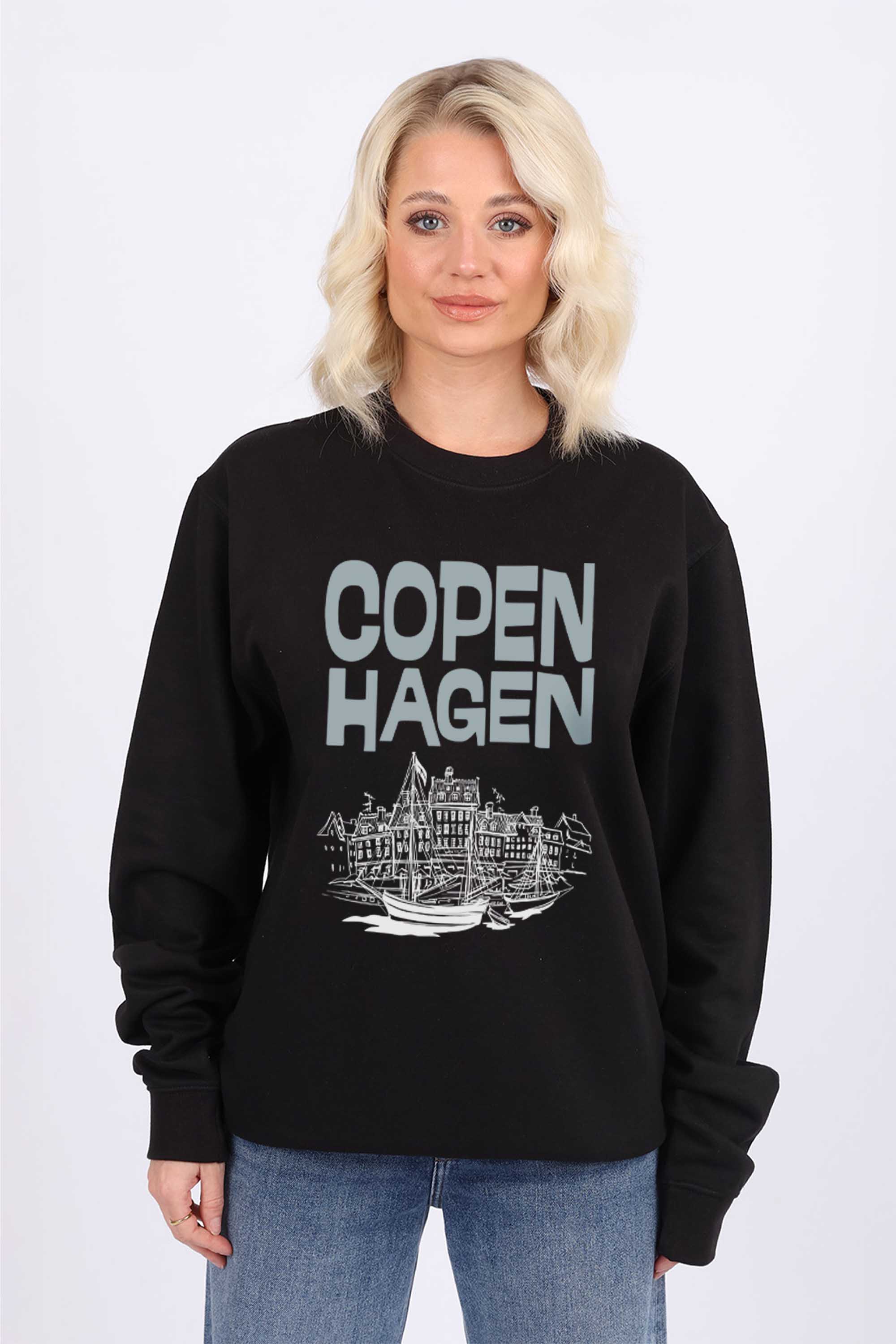 Copenhagen Denmark Graphic Printed Sweatshirt