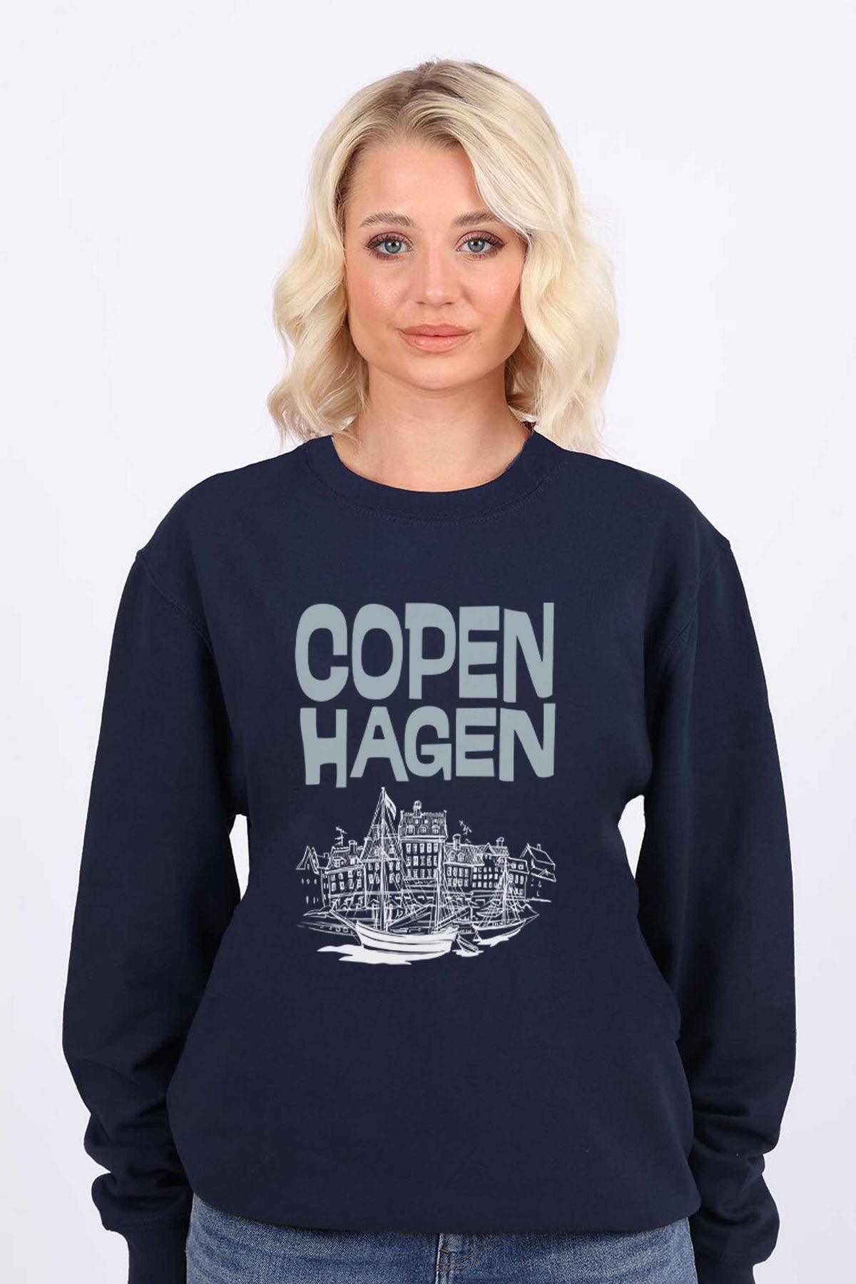 Copenhagen Denmark Graphic Printed Sweatshirt