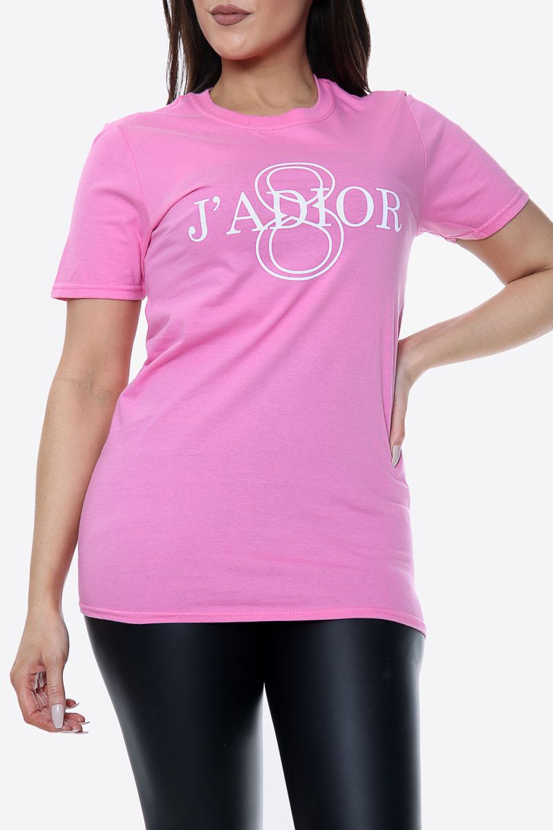 J'adior 8 Slogan Oversized T-Shirt (Pack of 6)