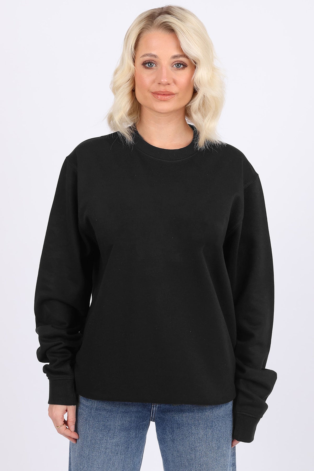 Unisex Crewneck Plain Sweatshirt